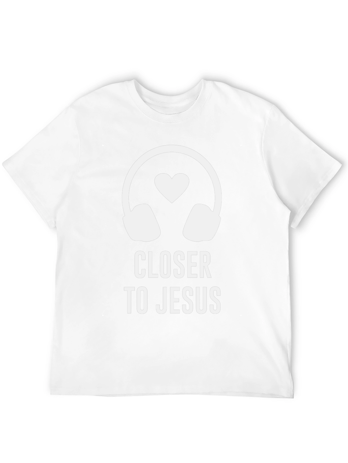 Closer to Jesus Music Lover T-Shirt