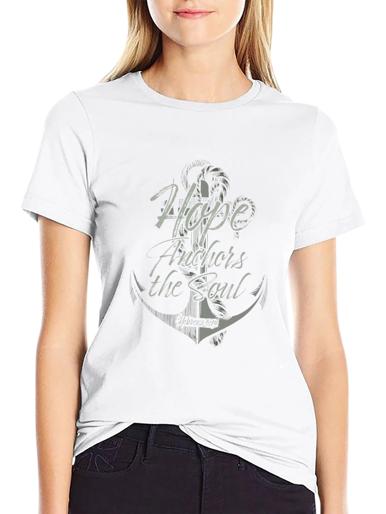 Hope Anchors the Soul Graphic T-Shirt - Mens