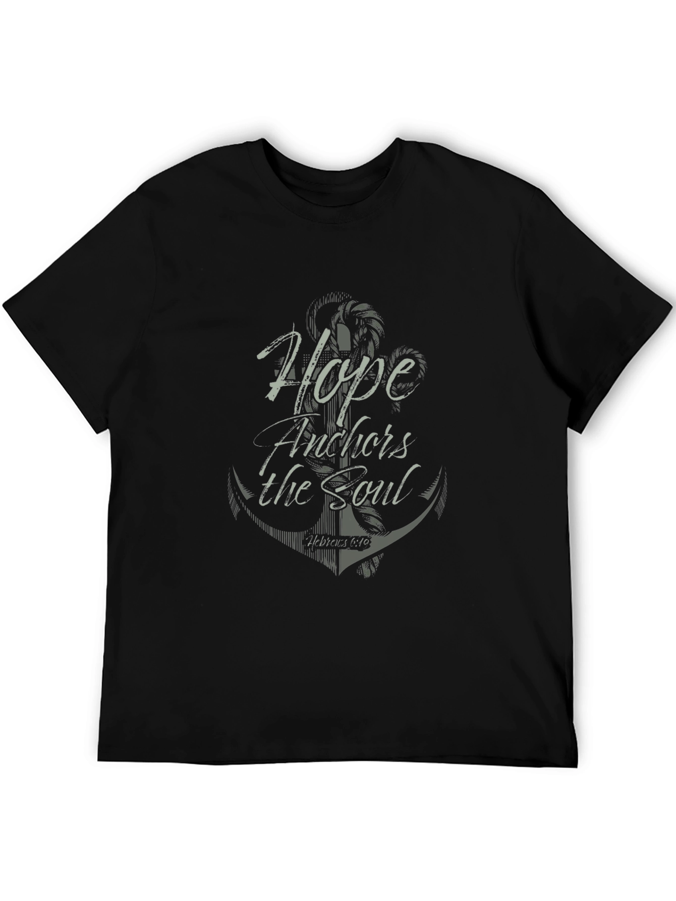 Hope Anchors the Soul Graphic T-Shirt - Mens