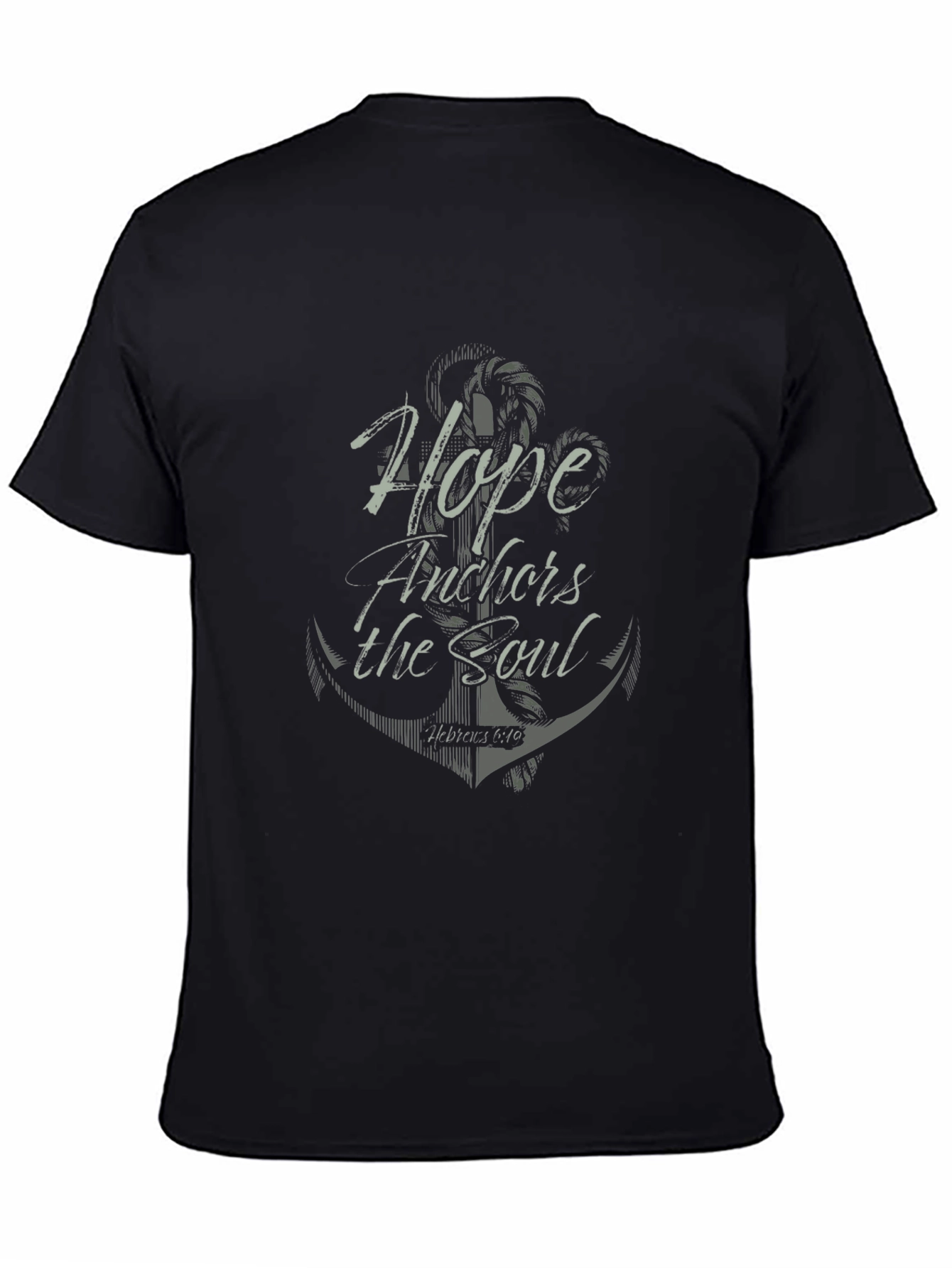 Hope Anchors the Soul Graphic T-Shirt - Mens