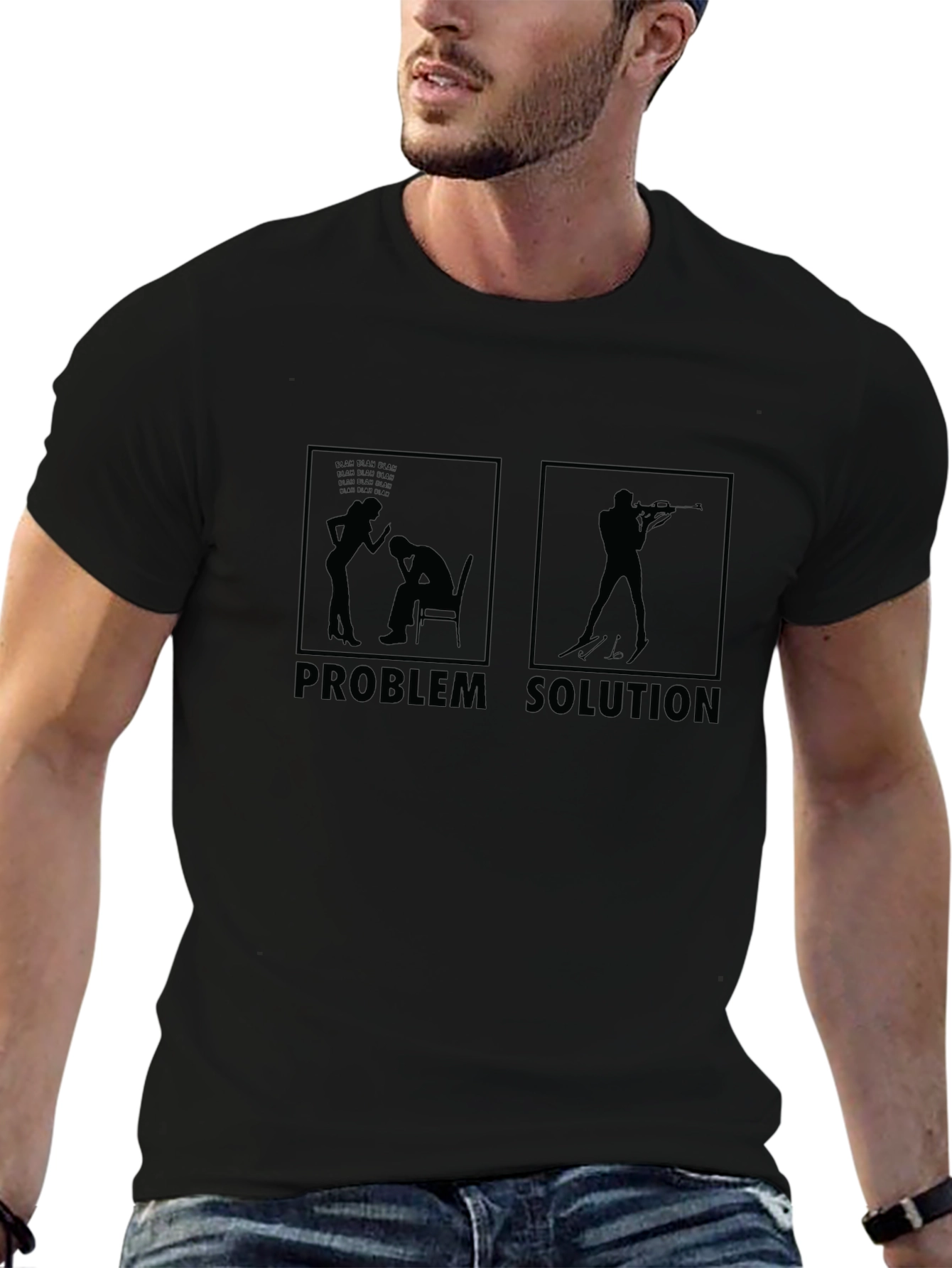 Problem Solution Biathlon T-Shirt