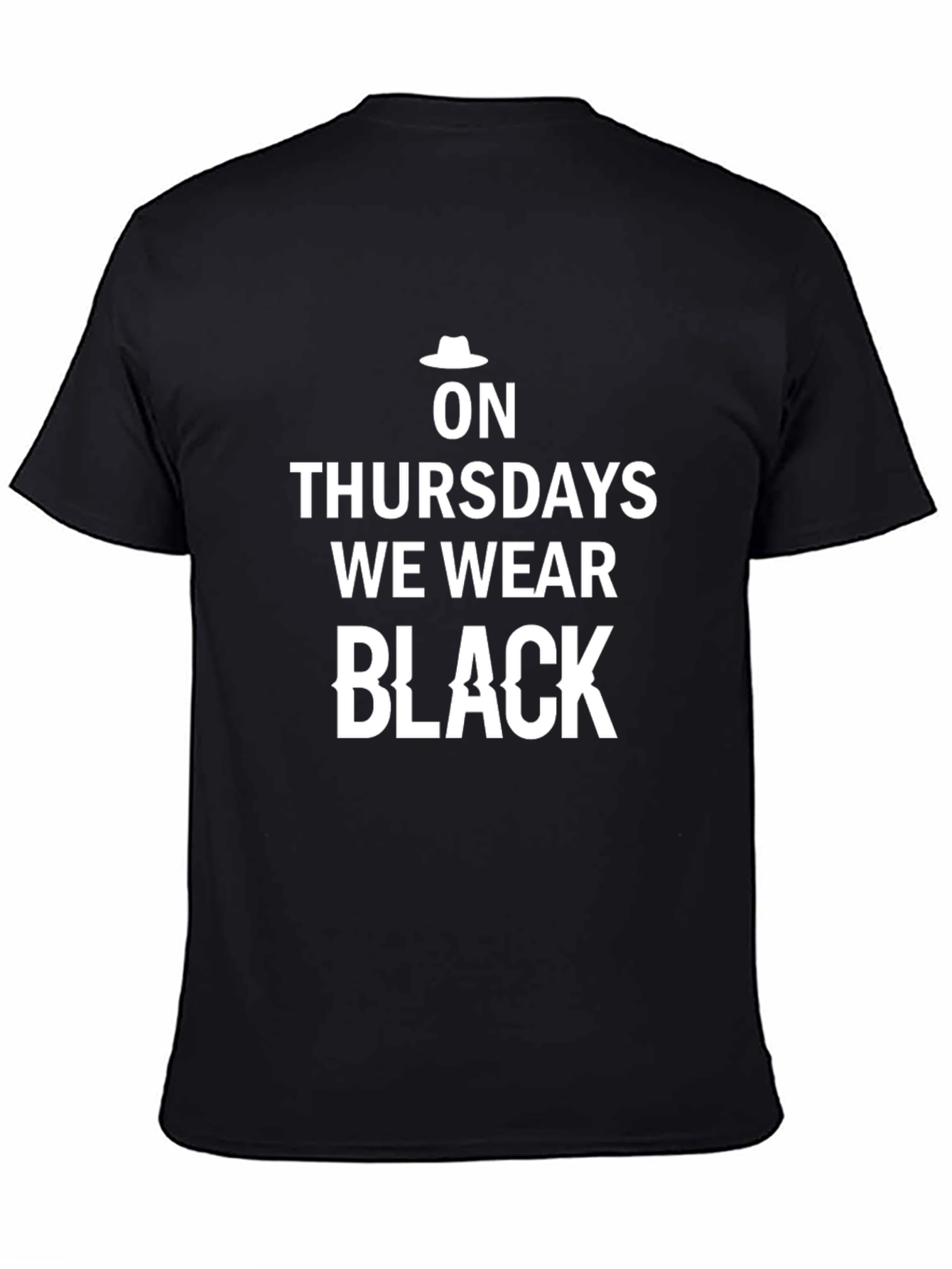 On Thursdays We Wear Black T-Shirt