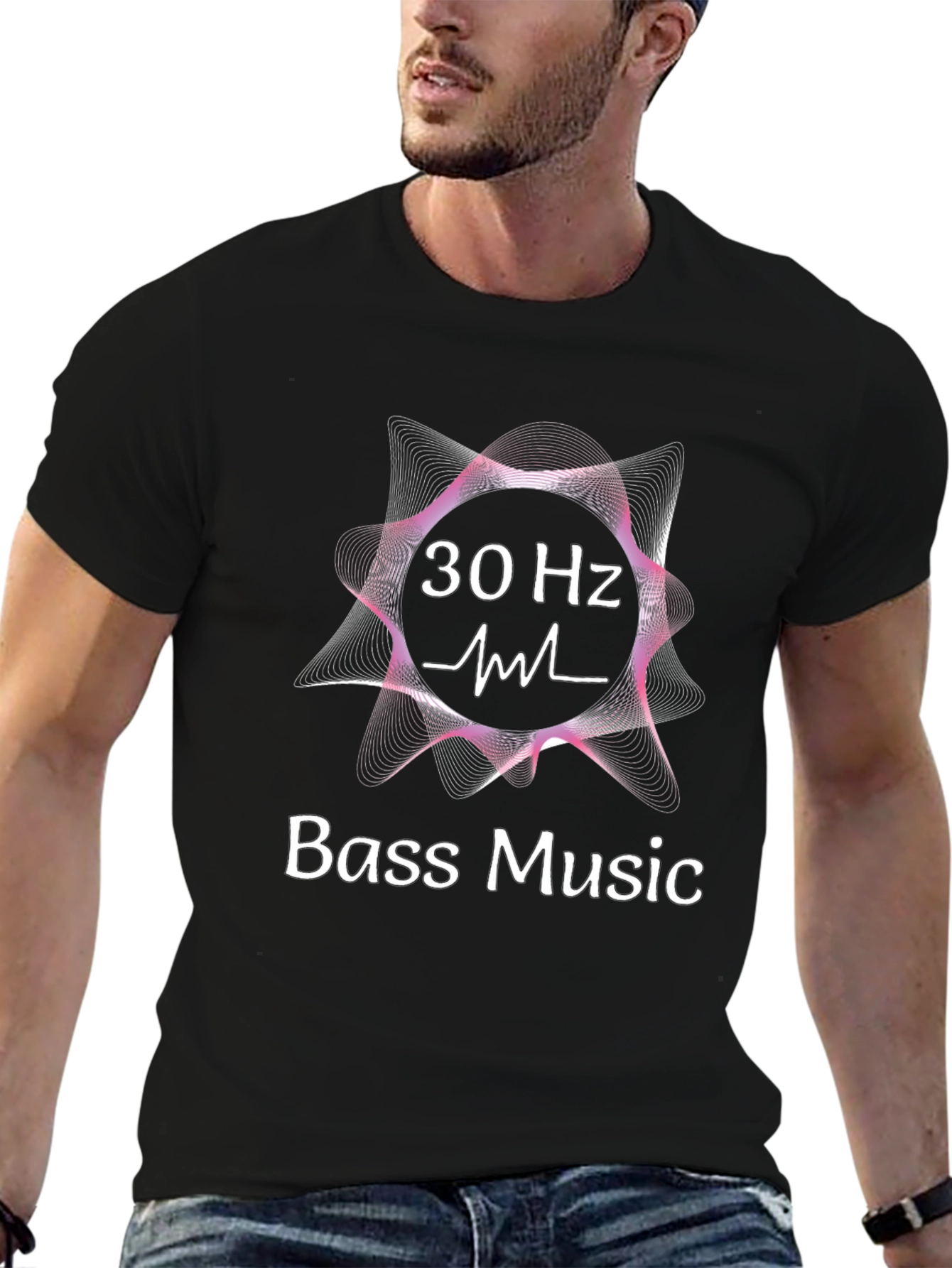 30 Hz Bass Music T-Shirt - EDM Rave Apparel
