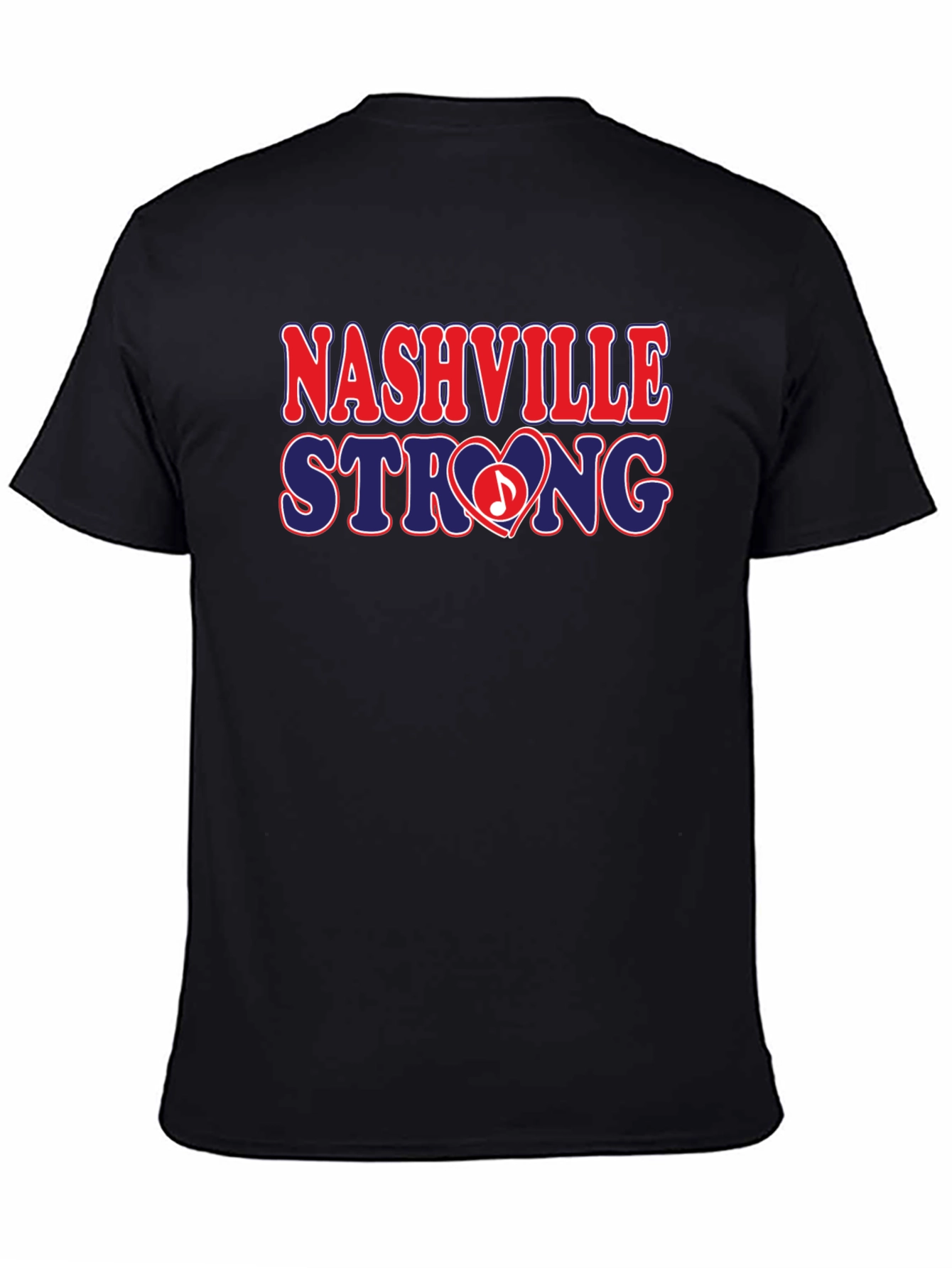 Nashville Strong Graphic Tee - Black