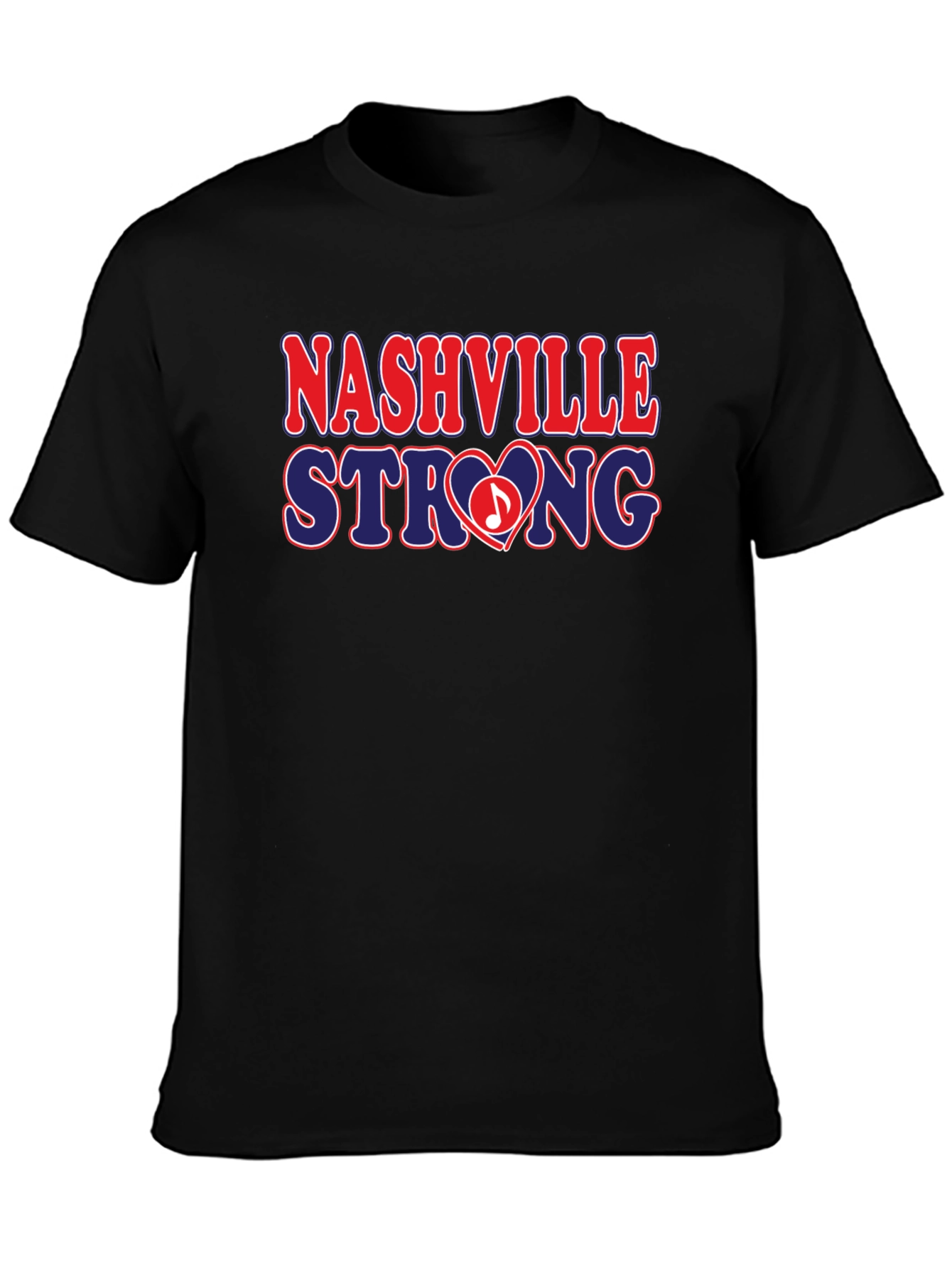 Nashville Strong Graphic Tee - Black