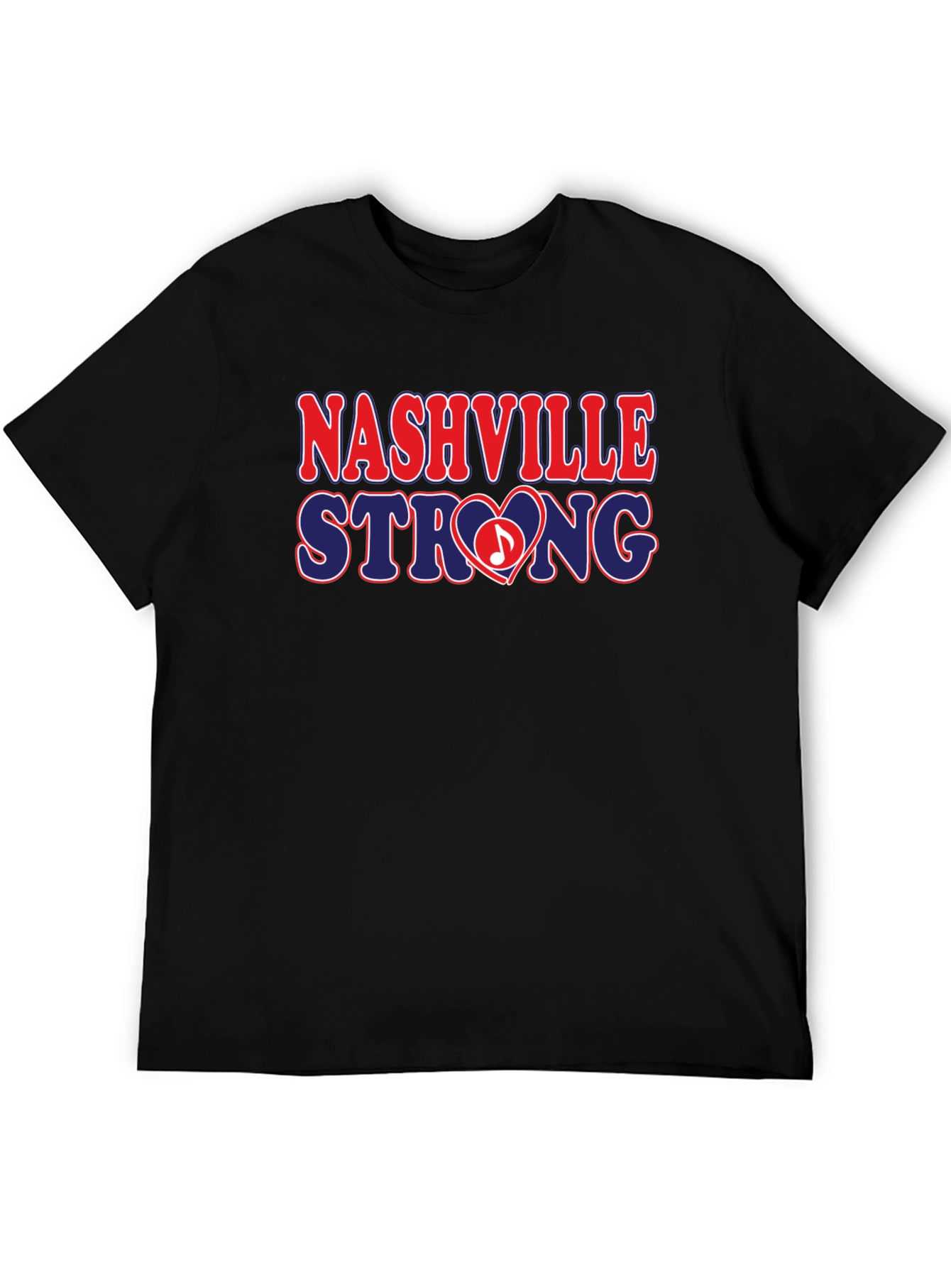 Nashville Strong Graphic Tee - Black