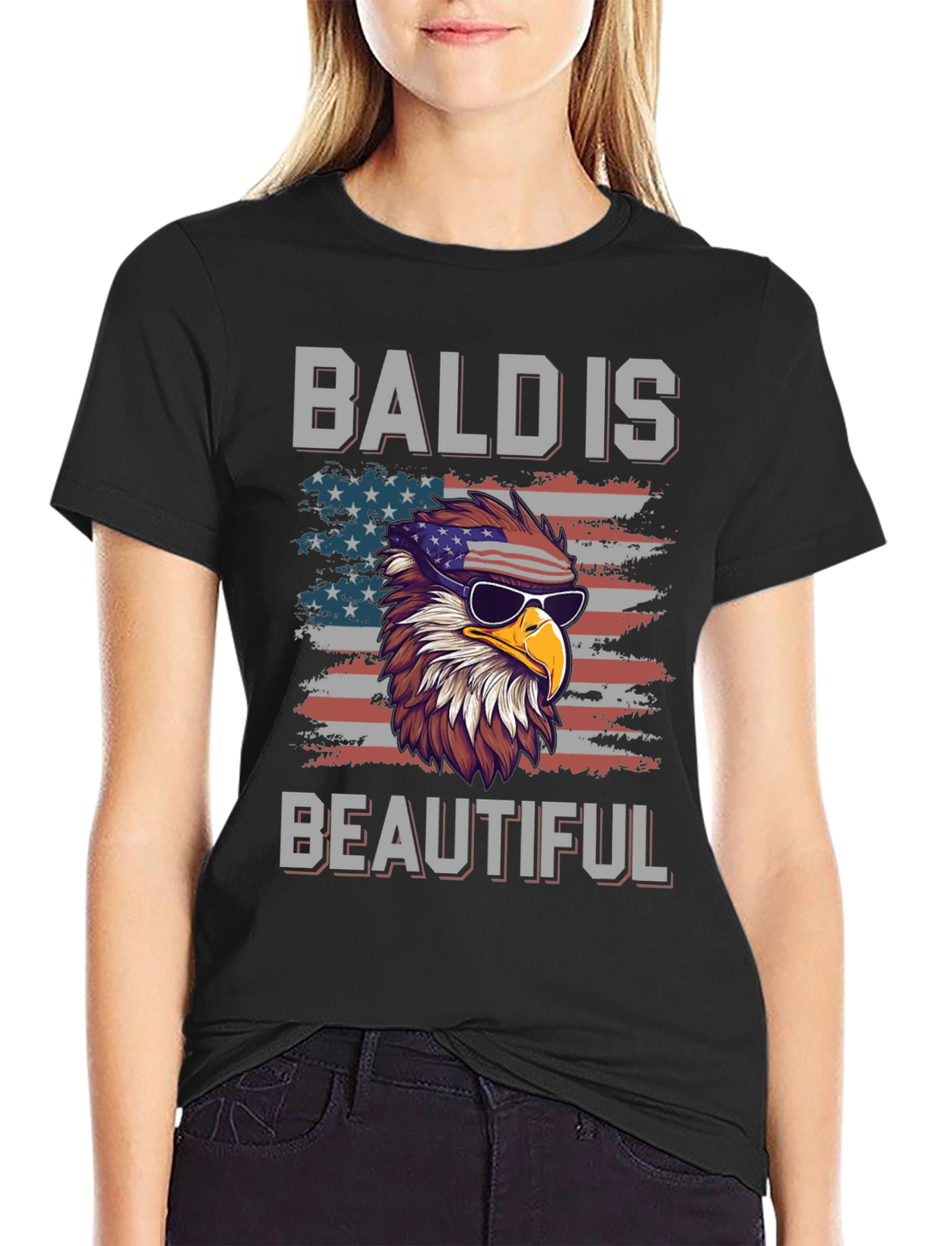 Bald is Beautiful Eagle T-Shirt