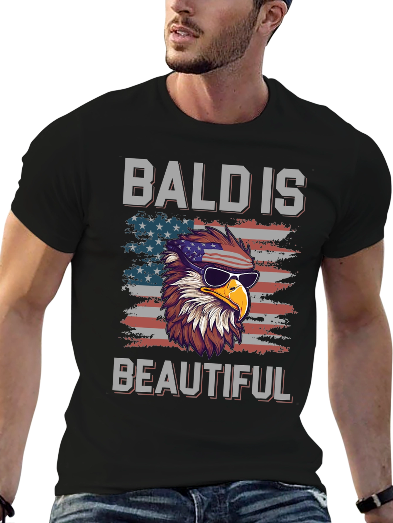 Bald is Beautiful Eagle T-Shirt