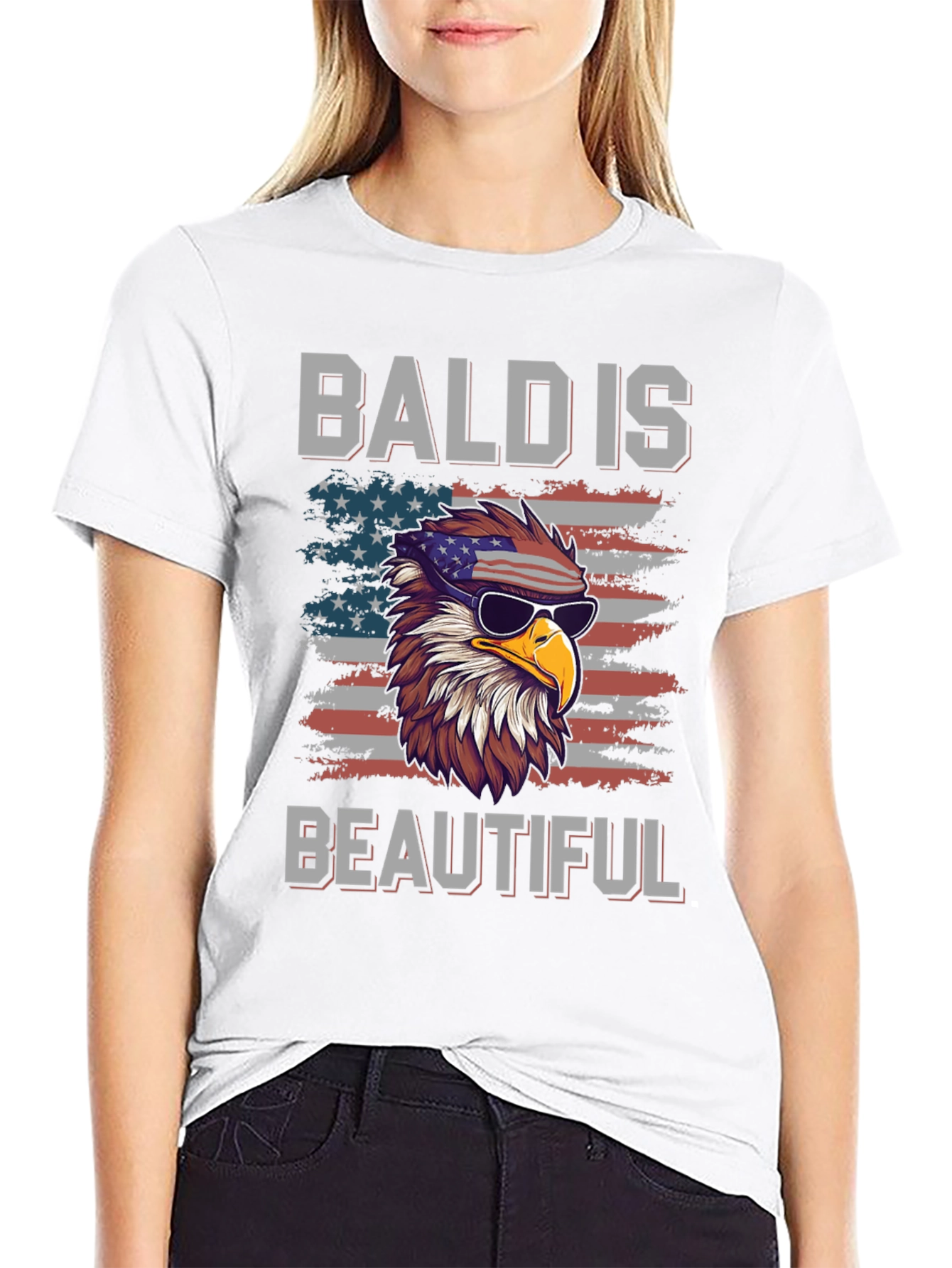 Bald is Beautiful Eagle T-Shirt