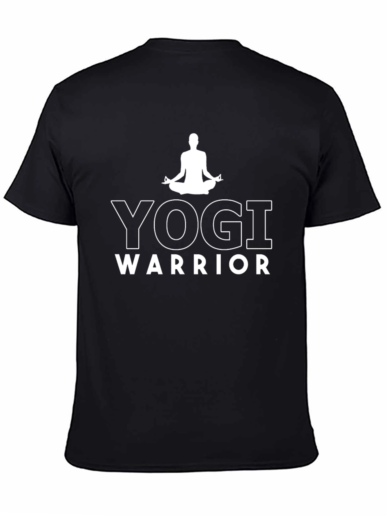 Yogi Warrior Black T-Shirt Meditation Apparel
