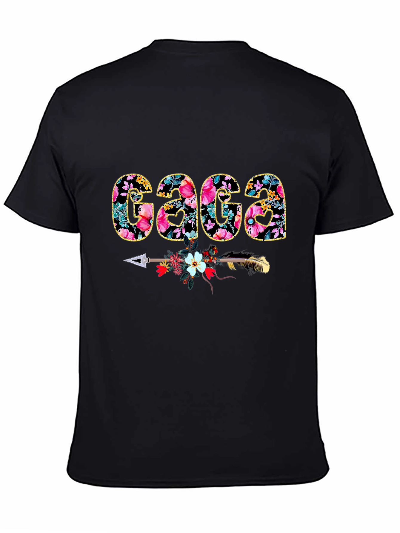 Floral Gaga T-Shirt - Arrow Design
