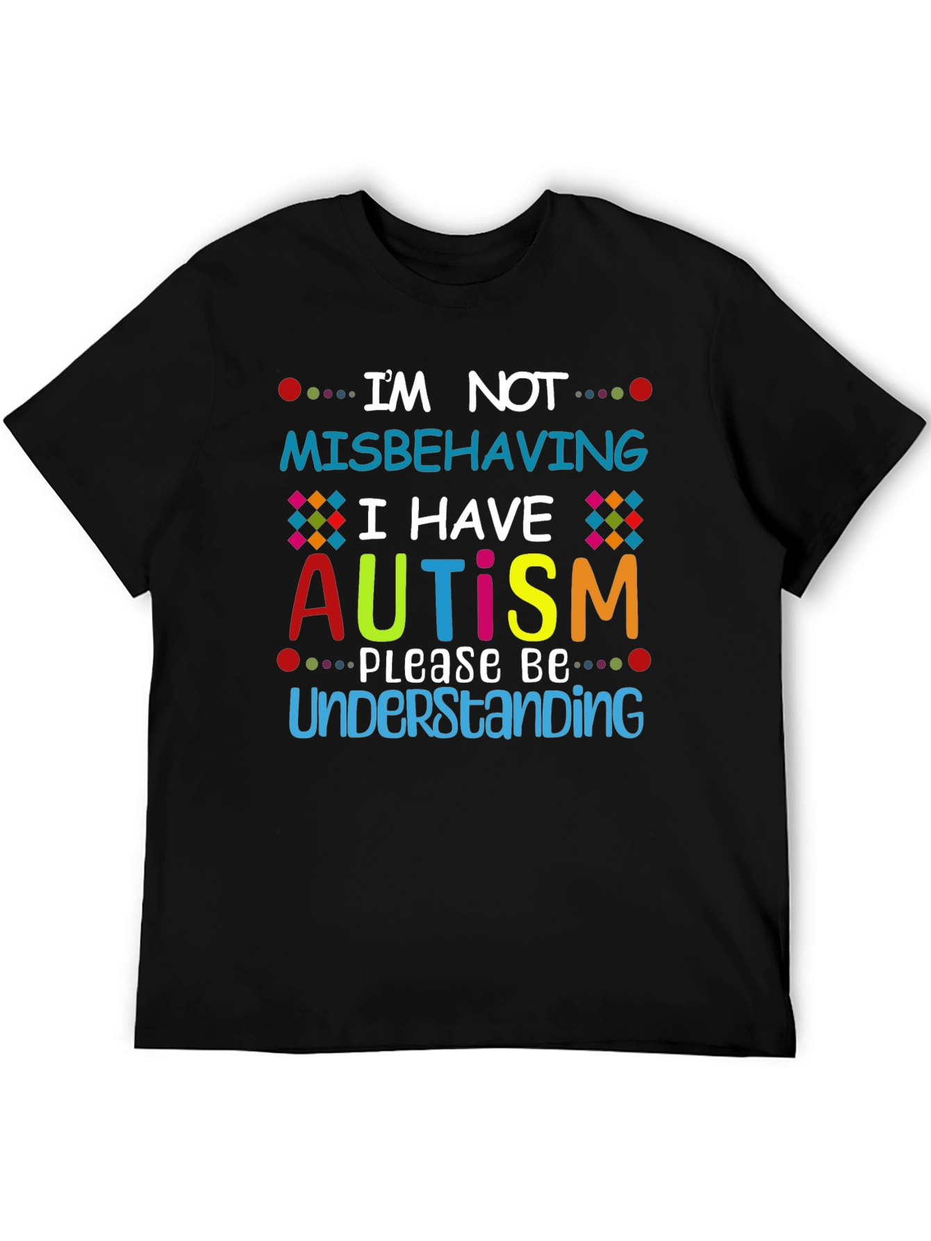 Autism Awareness T-Shirt - Im Not Misbehaving