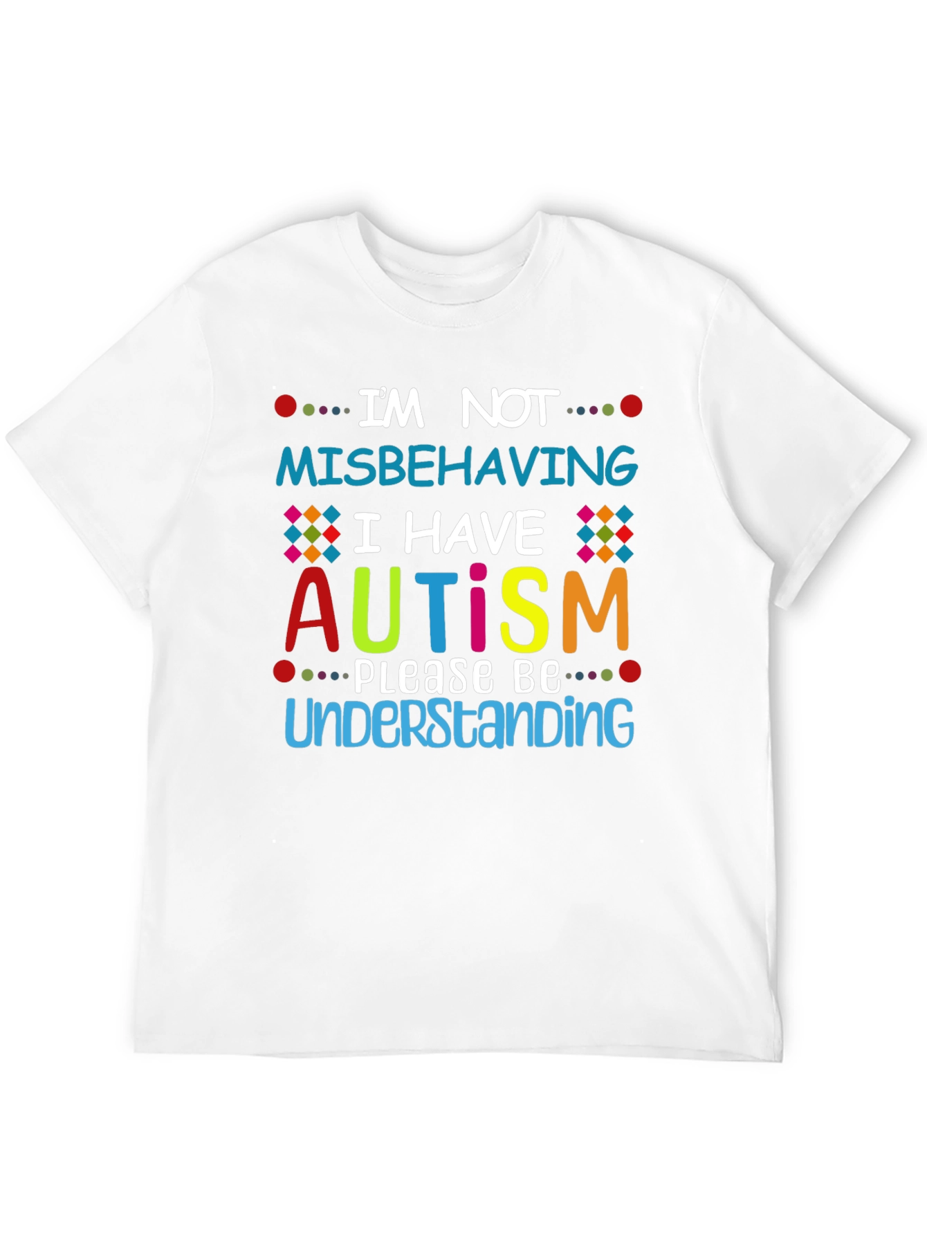 Autism Awareness T-Shirt - Im Not Misbehaving