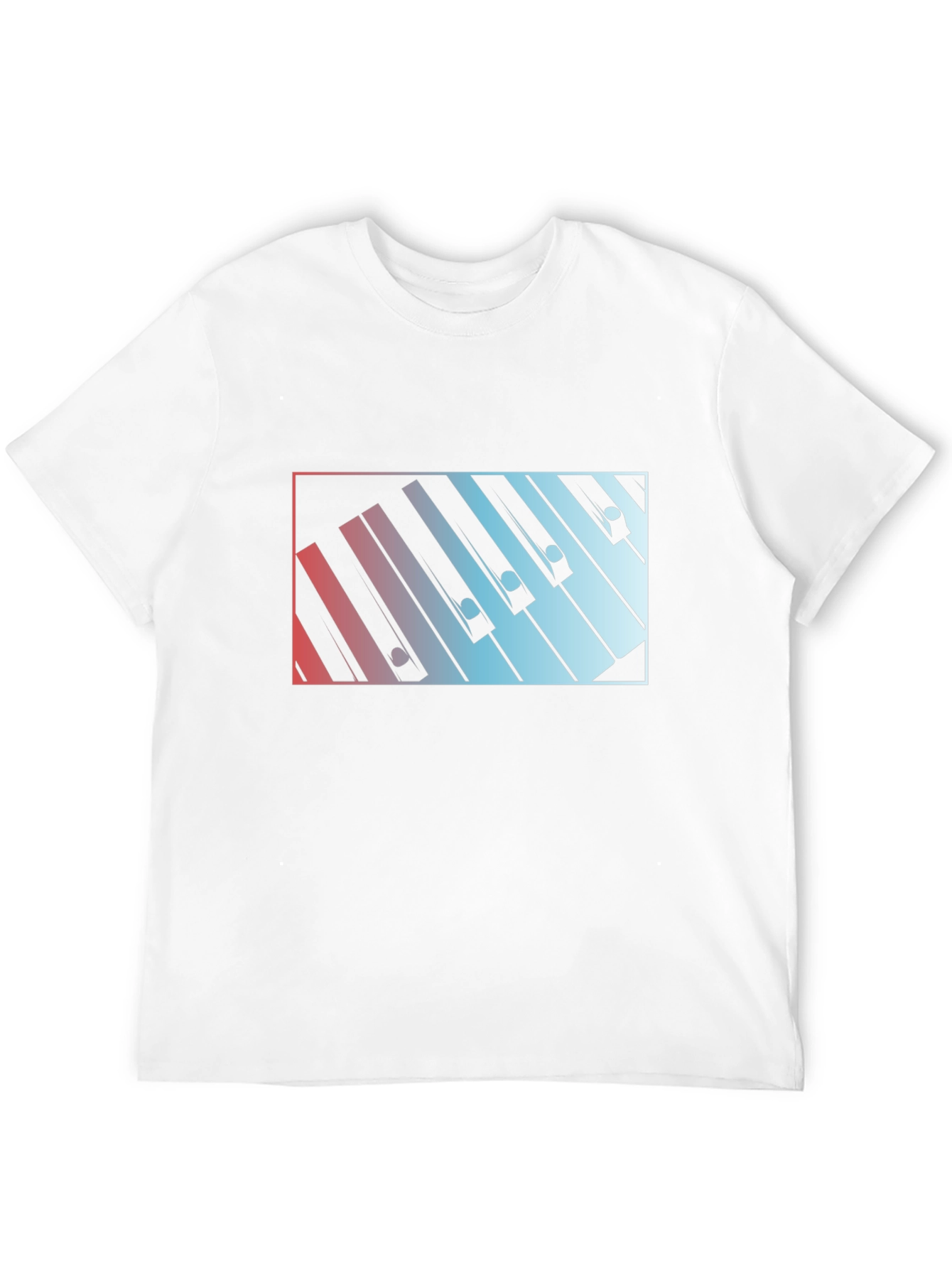 Piano Keys Graphic Tee - Music Lover Shirt