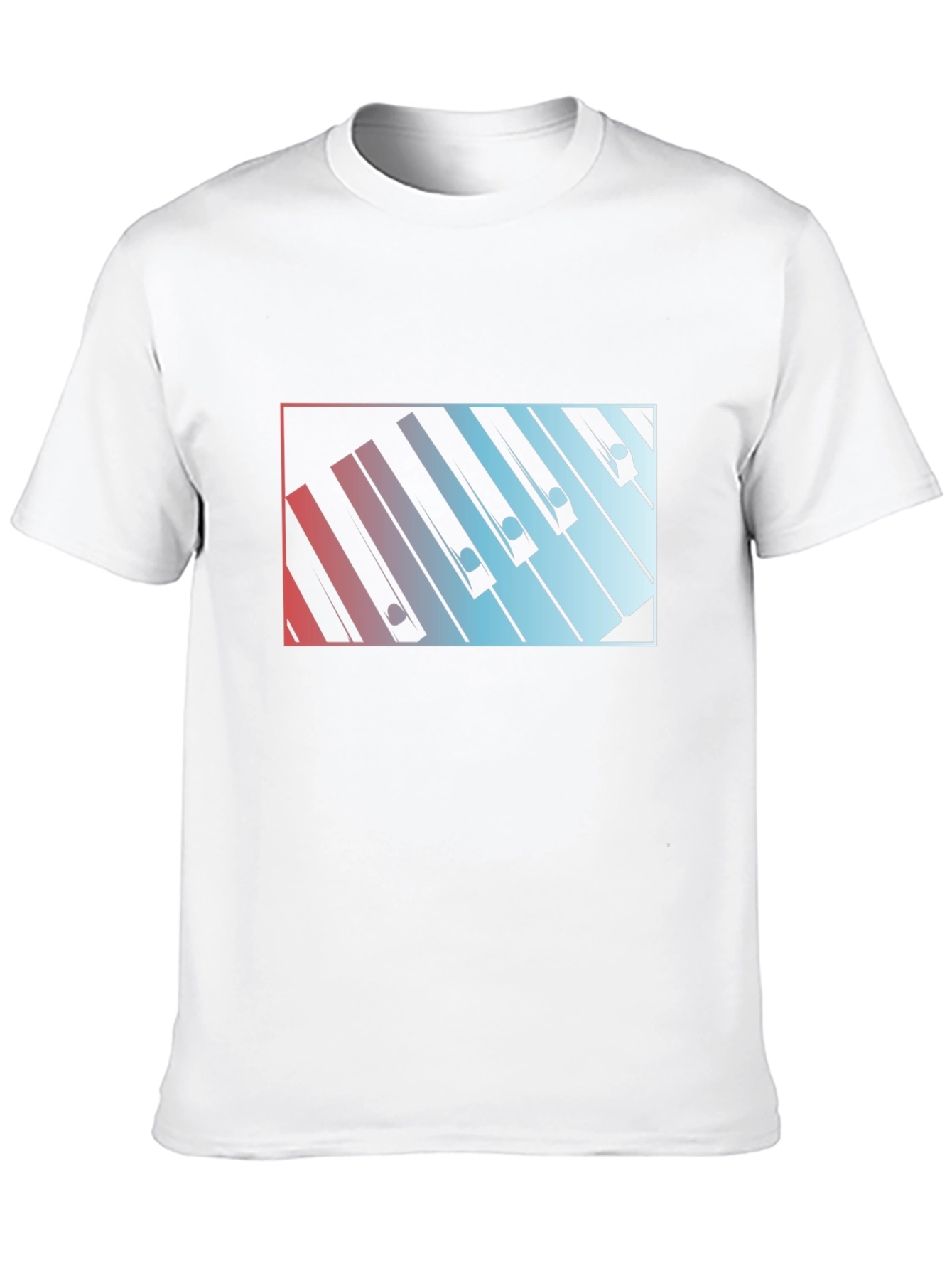 Piano Keys Graphic Tee - Music Lover Shirt