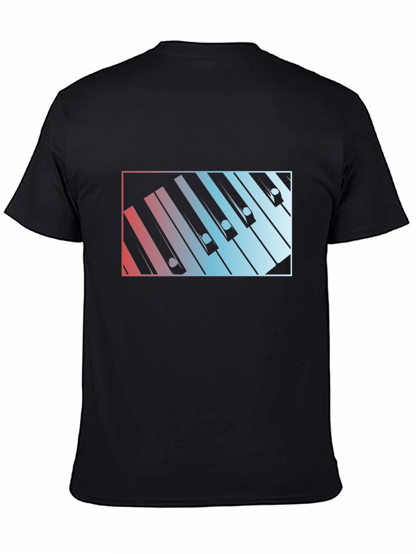 Piano Keys Graphic Tee - Music Lover Shirt