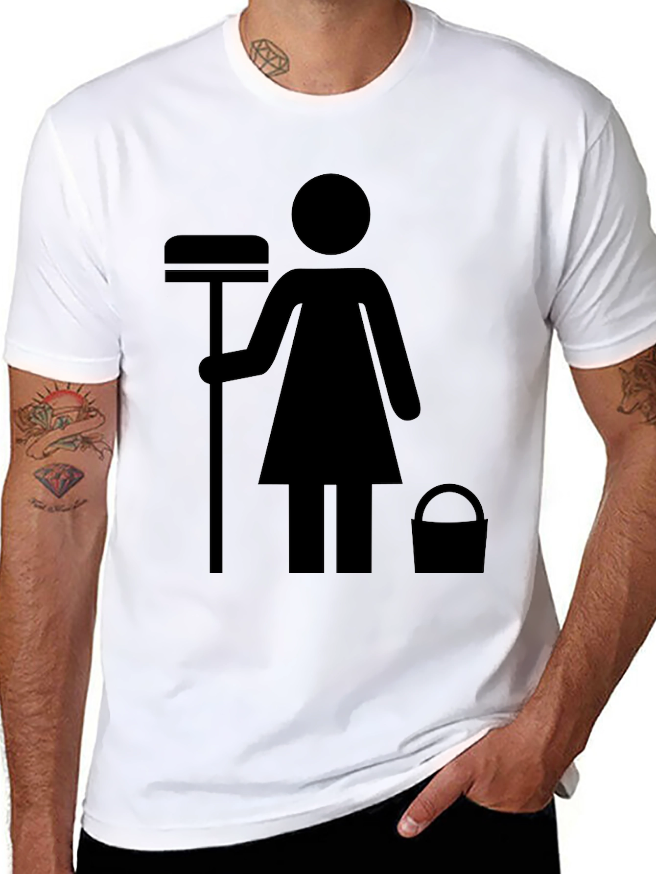Maid Service T-Shirt - Funny House Cleaning Shirt