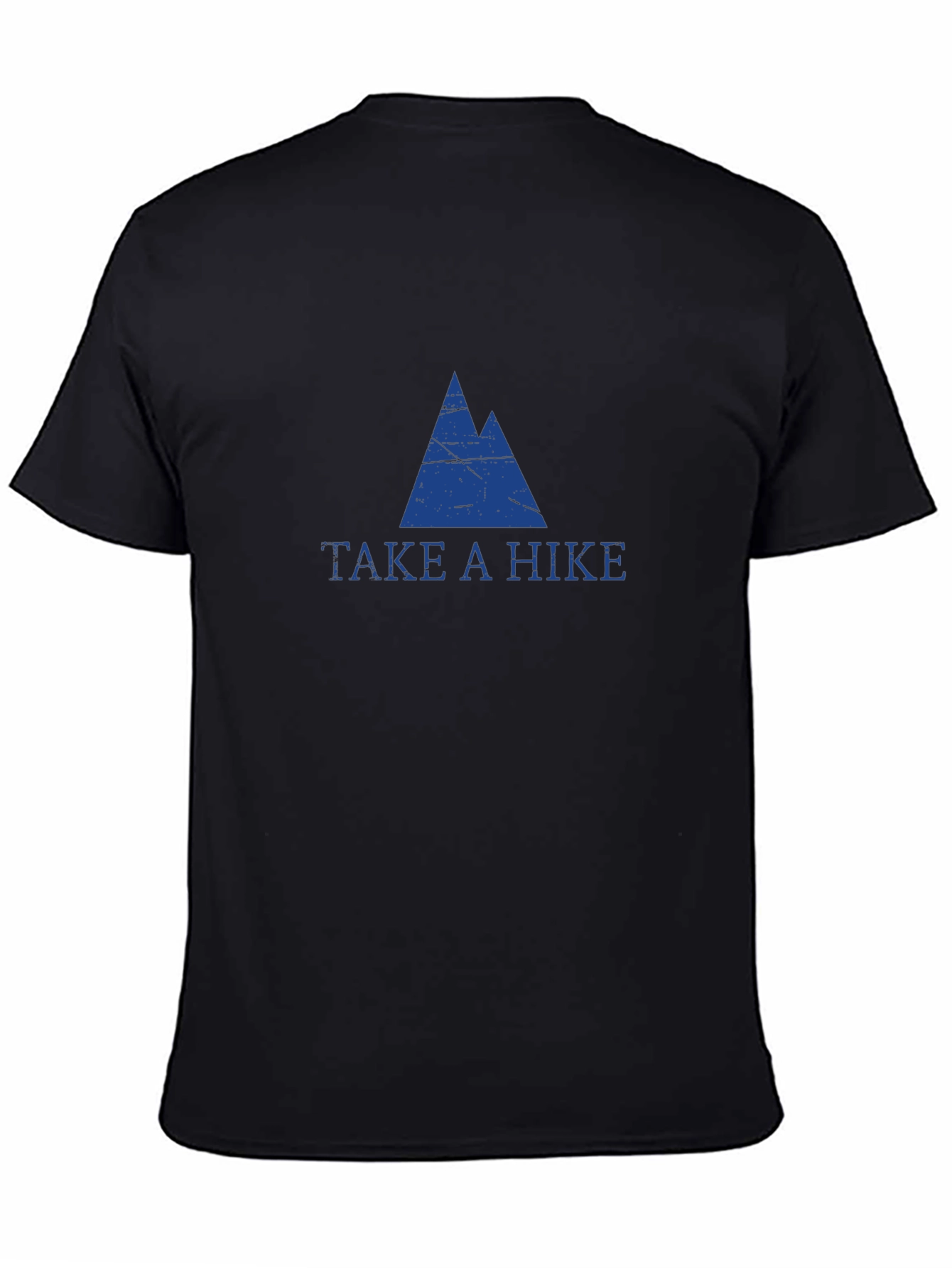 Mens Black Take a Hike Graphic T-Shirt