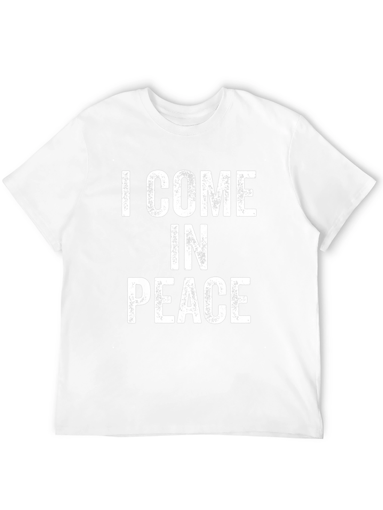 I Come in Peace Graphic Tee - Black