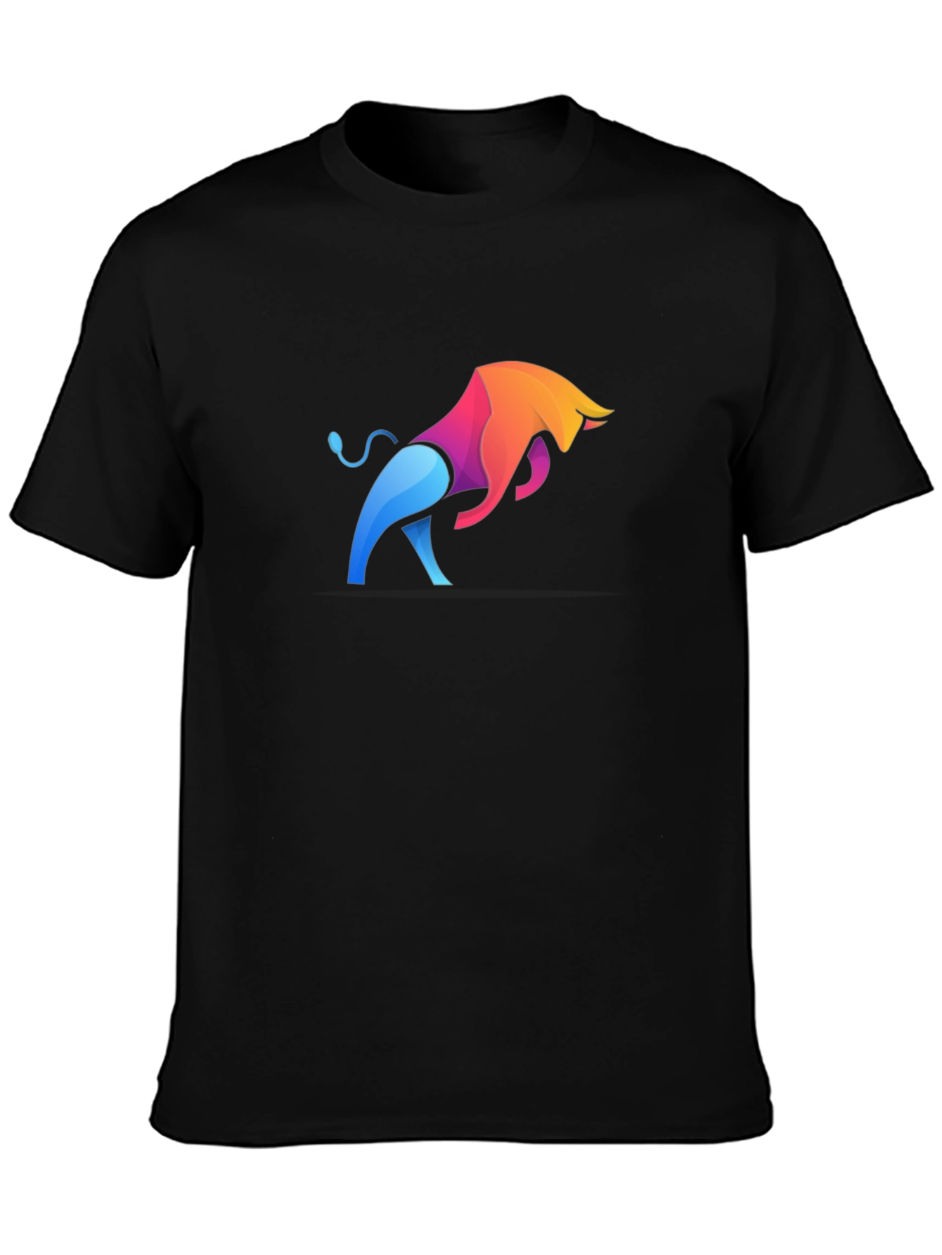 Stylish Bull Graphic Tee - Modern Design