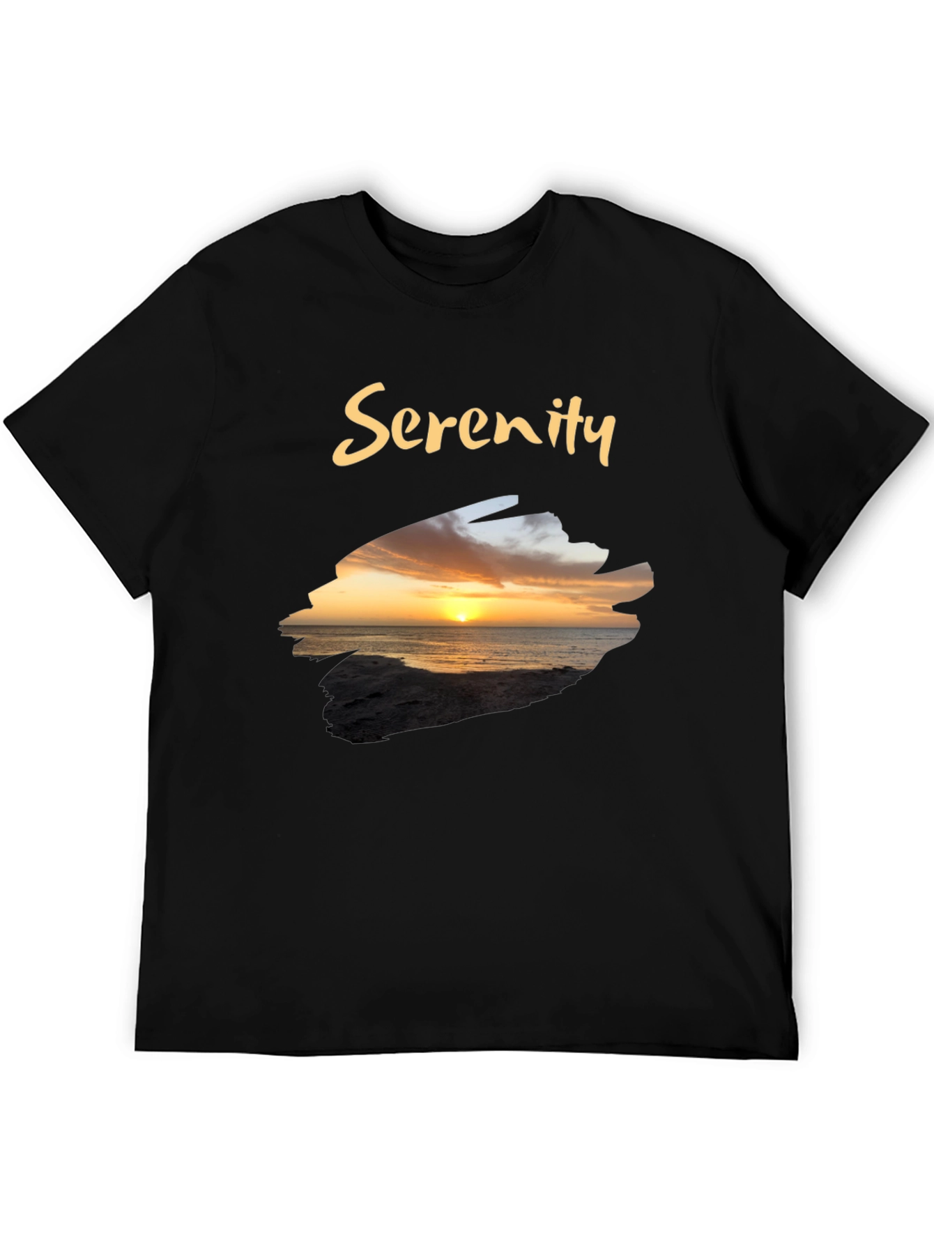 Serenity Sunset Graphic T-Shirt