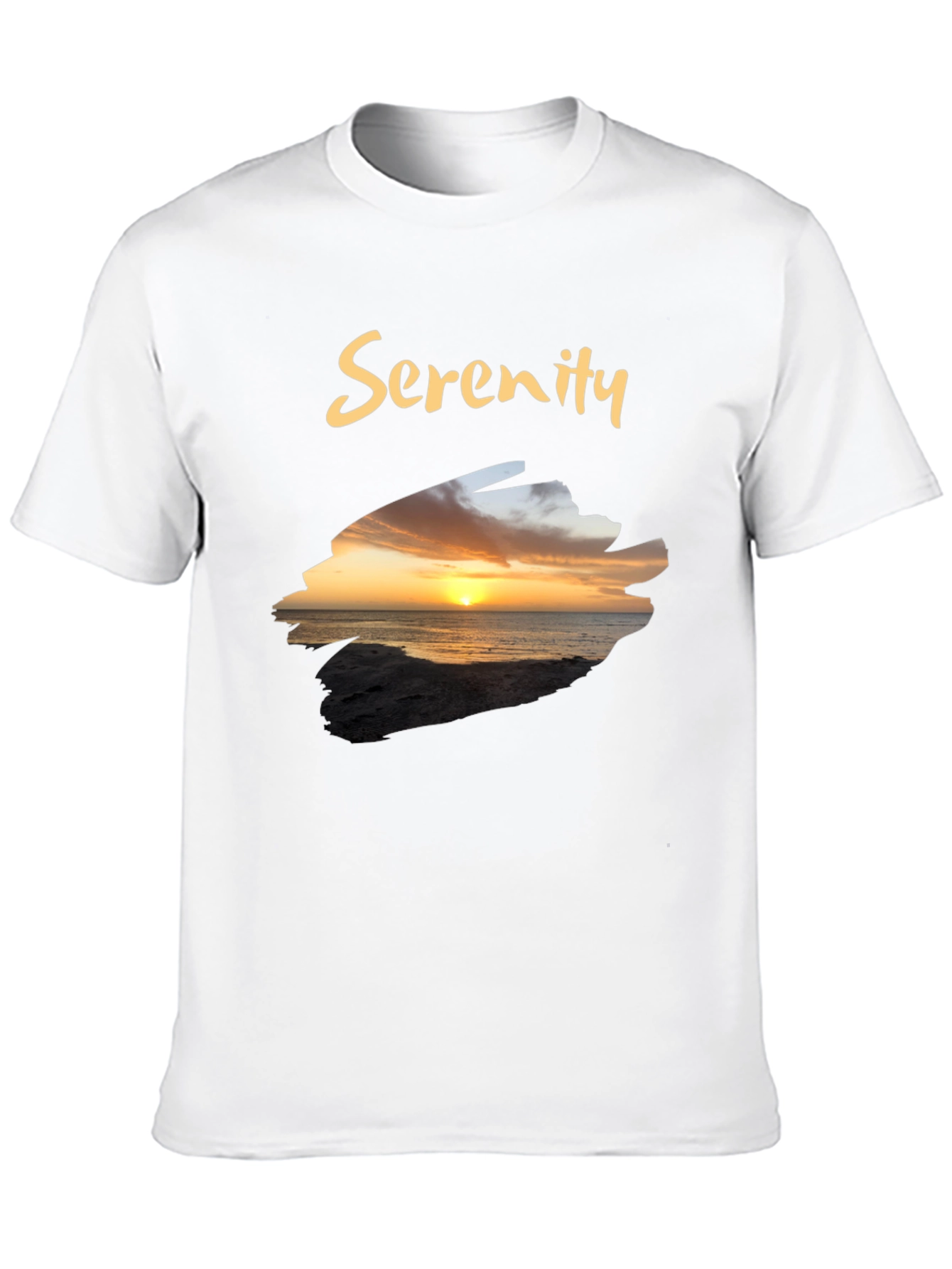 Serenity Sunset Graphic T-Shirt