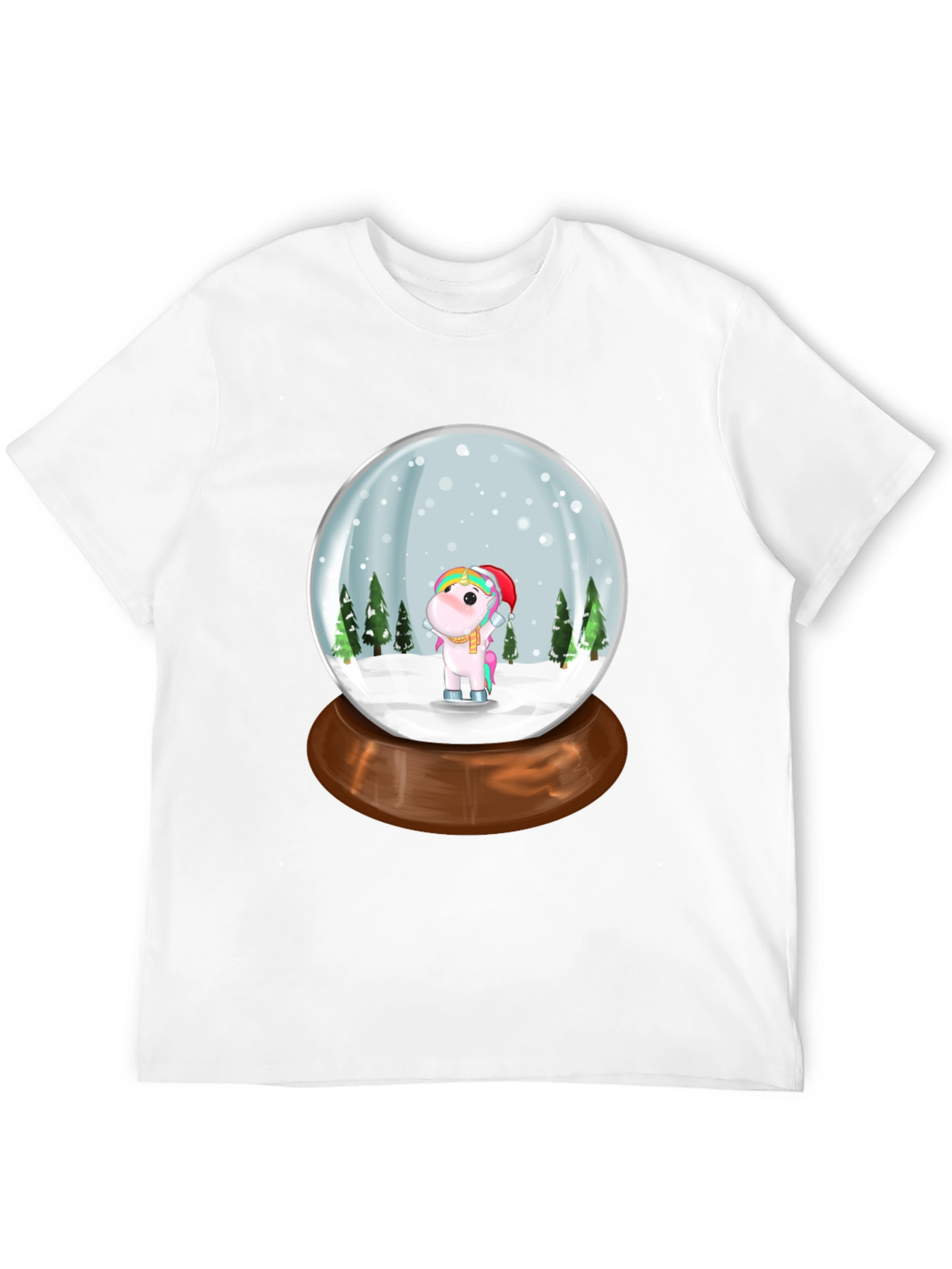 Unicorn Snow Globe Graphic Tee