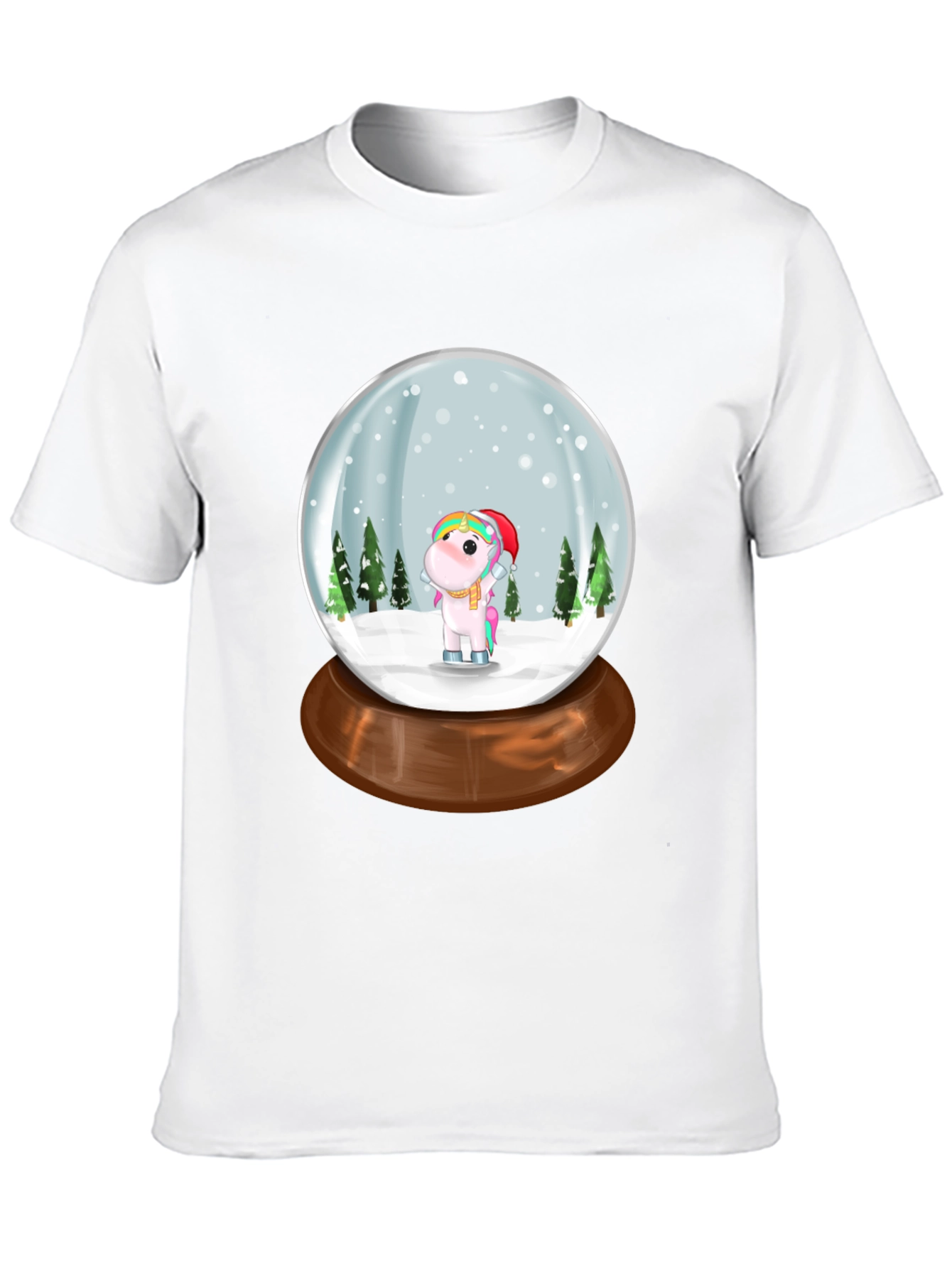 Unicorn Snow Globe Graphic Tee