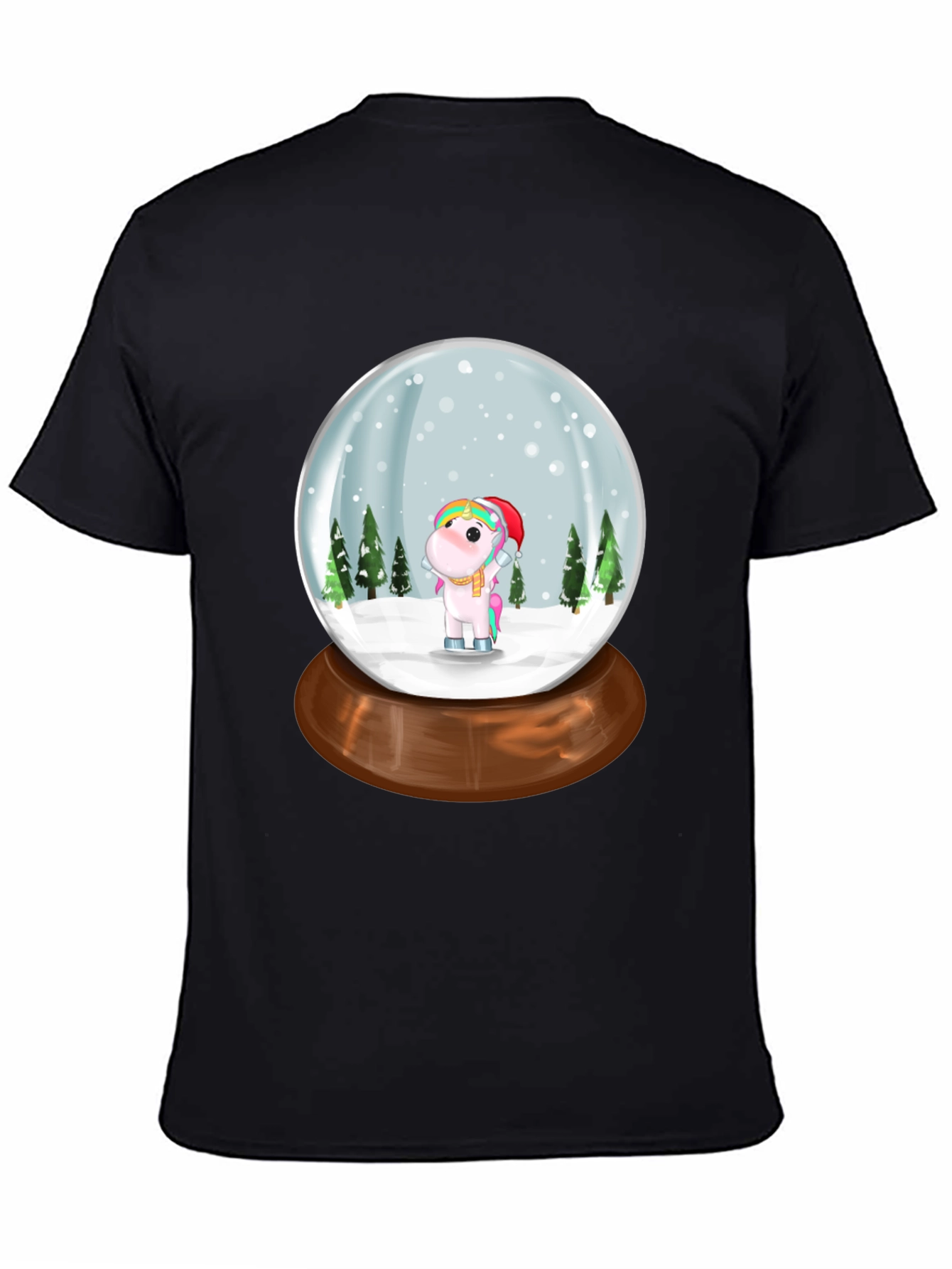 Unicorn Snow Globe Graphic Tee