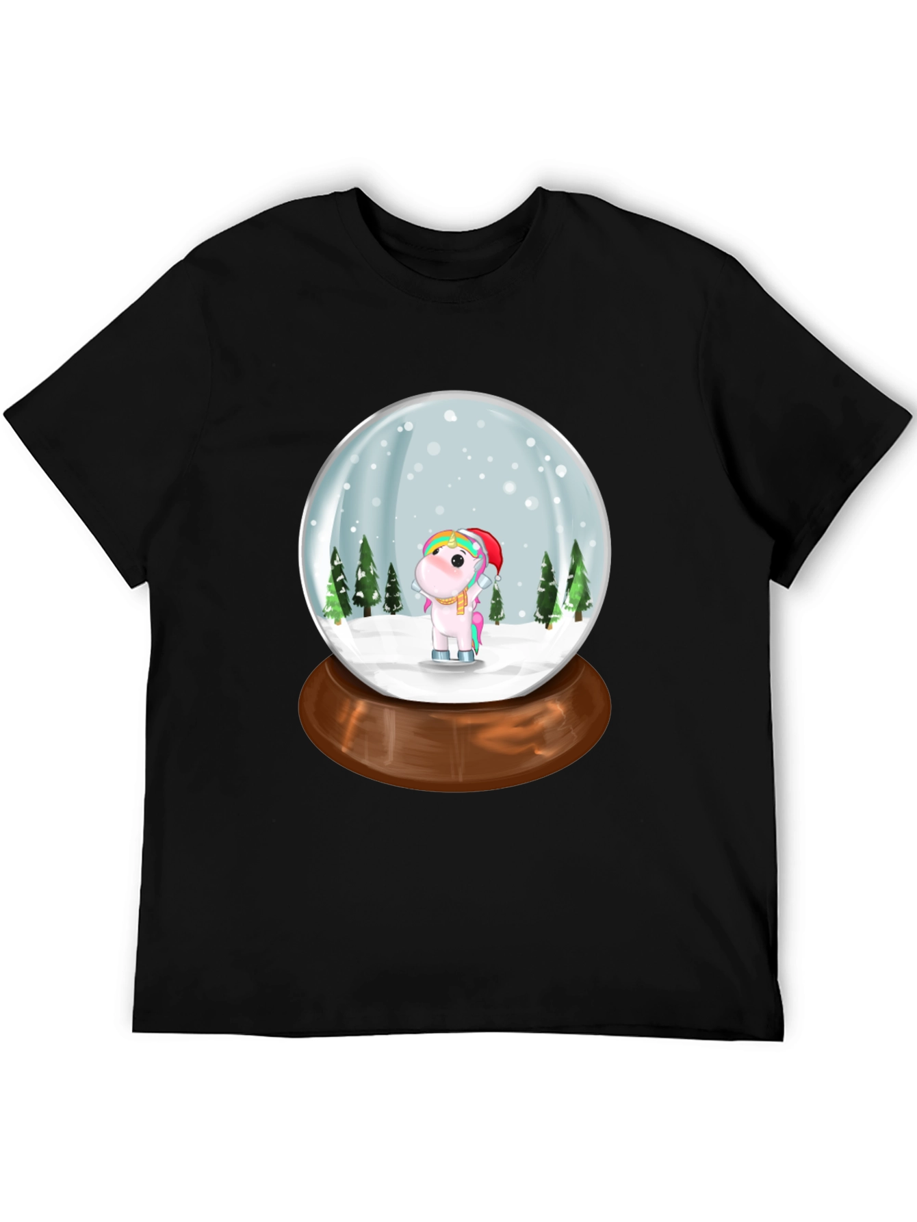 Unicorn Snow Globe Graphic Tee