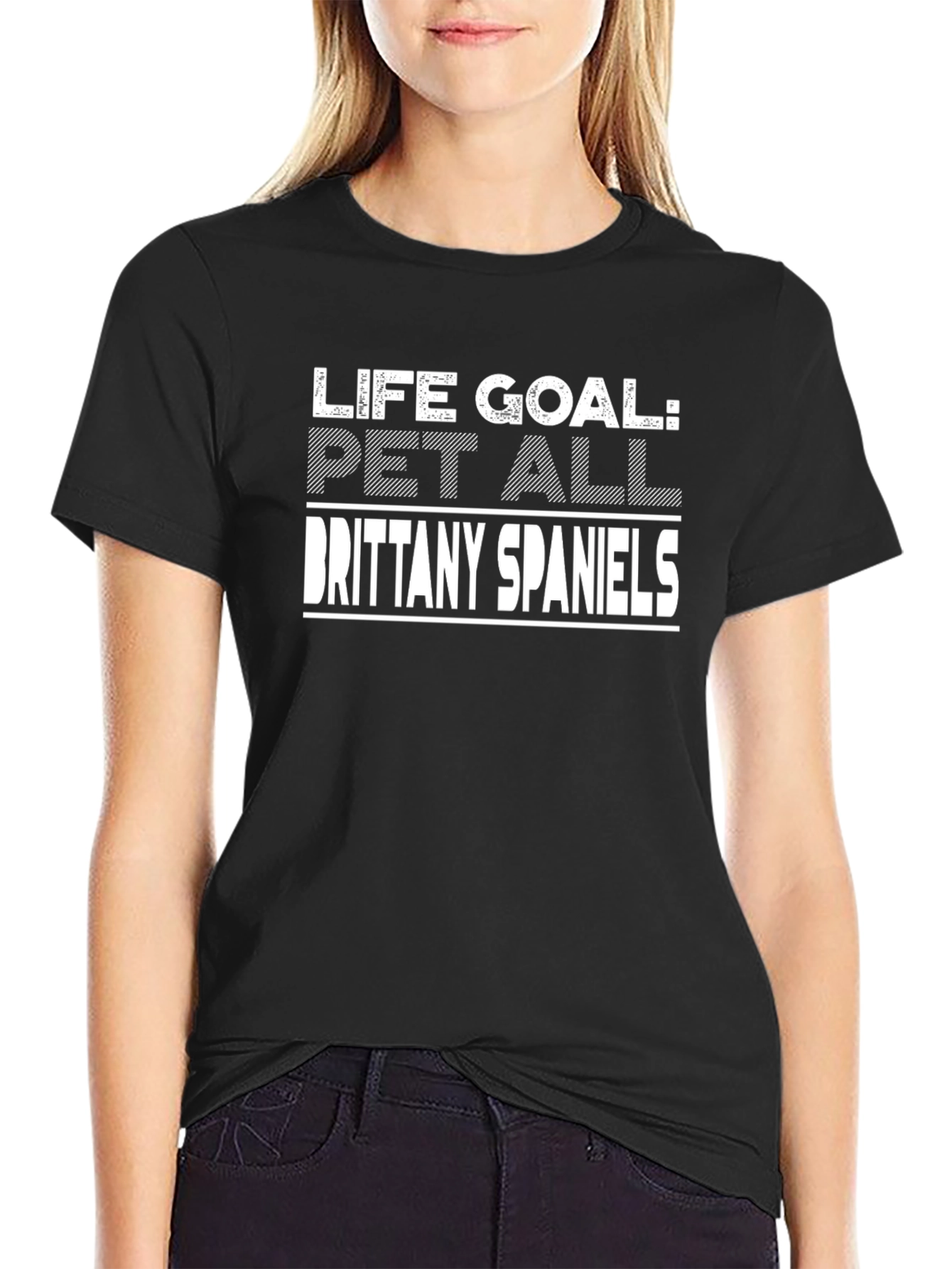 Life Goal: Pet All Brittany Spaniels T-Shirt