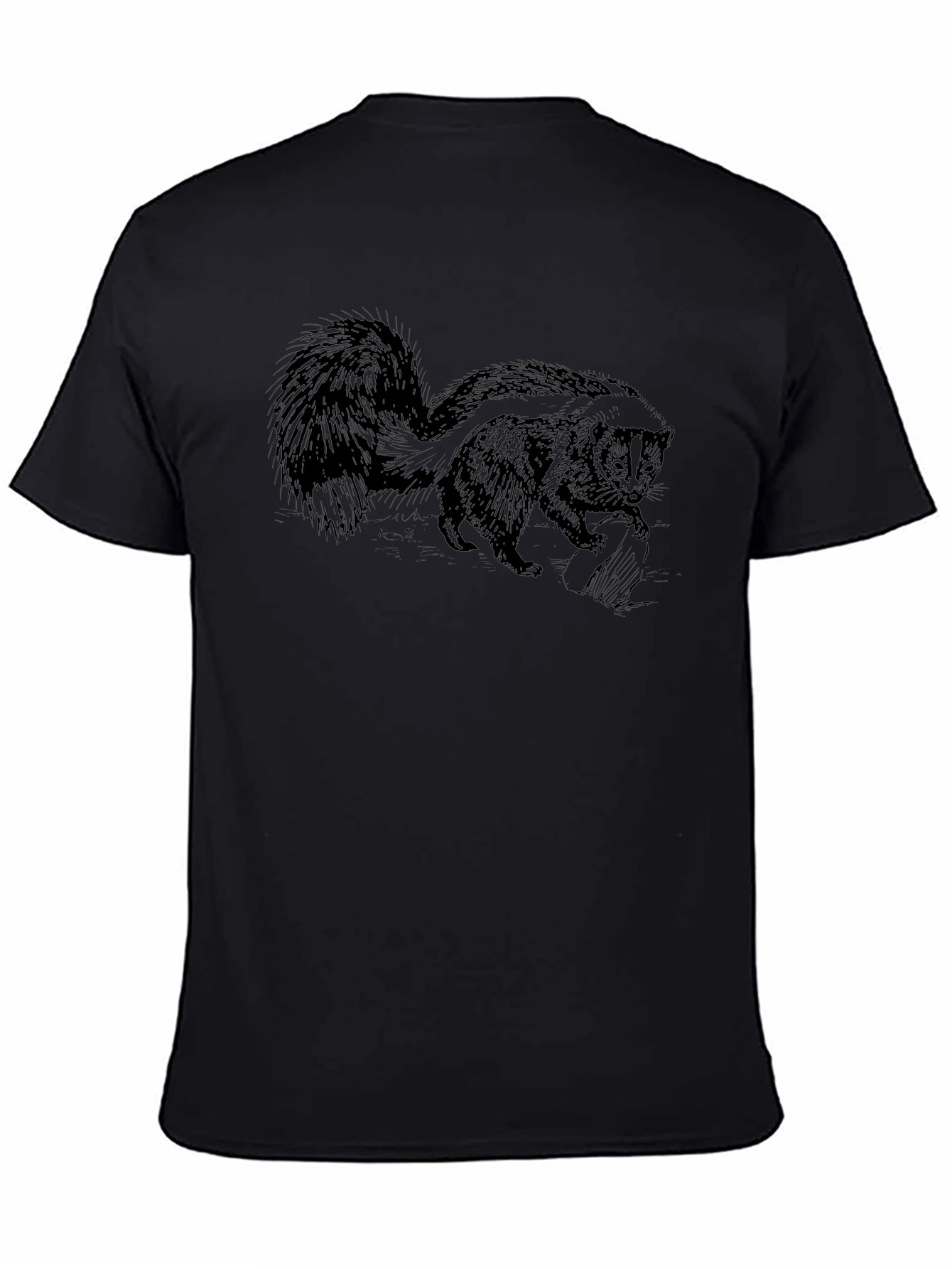 Skunk Graphic Tee - Casual Cotton T-Shirt