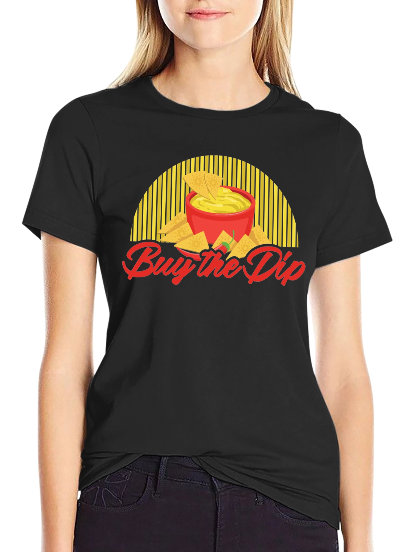 Buy the Dip T-Shirt - Nachos & Queso Design