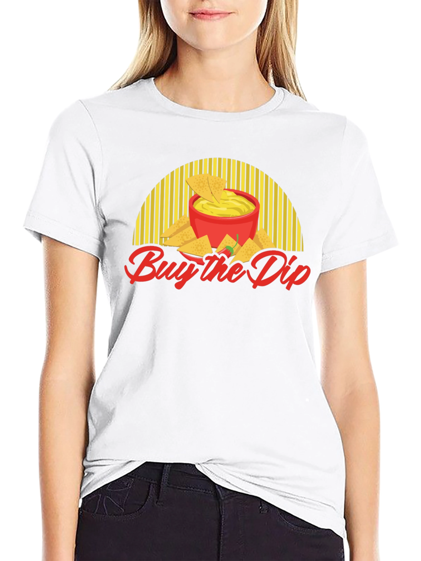 Buy the Dip T-Shirt - Nachos & Queso Design
