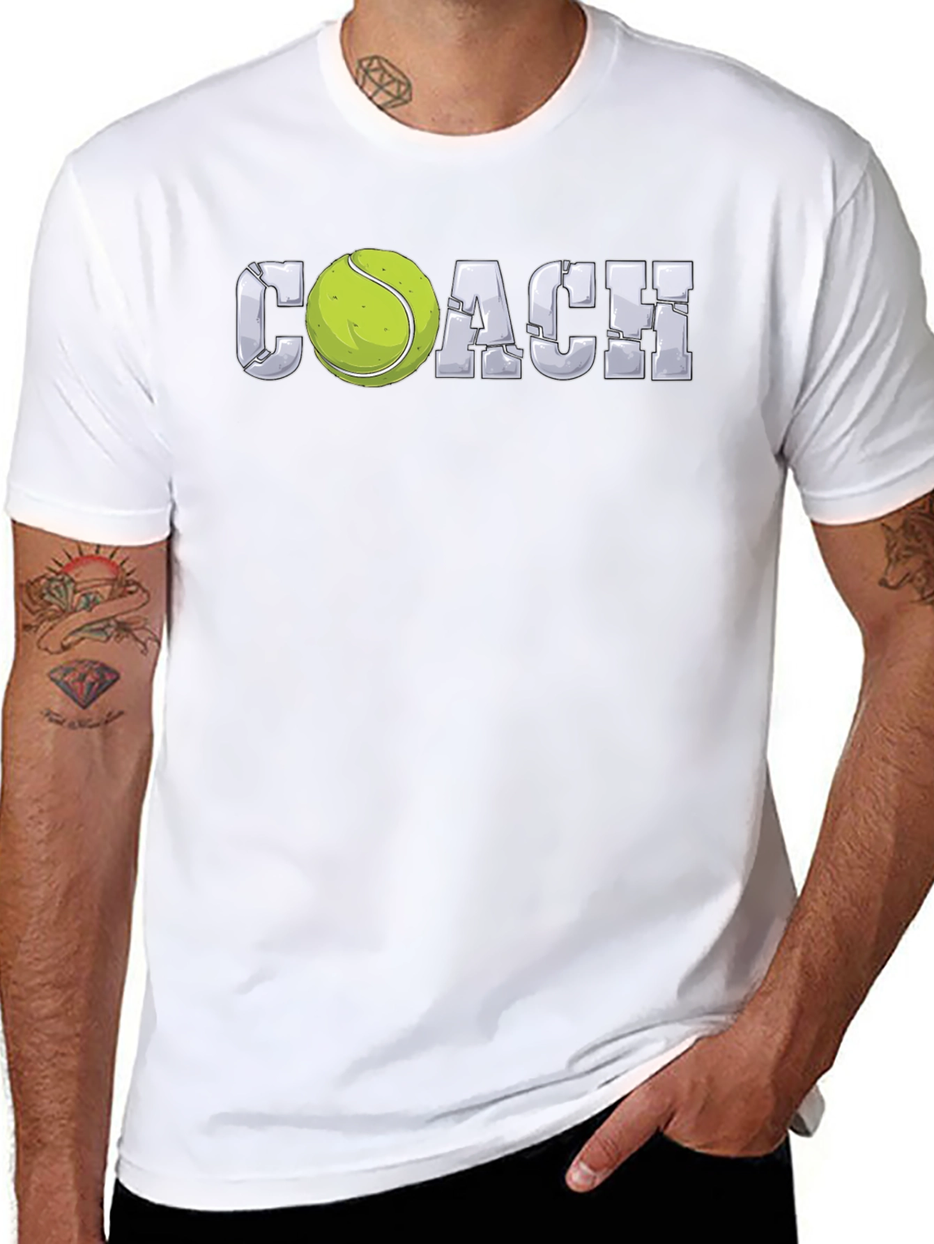 Tennis Coach T-Shirt - Sports Fan Apparel