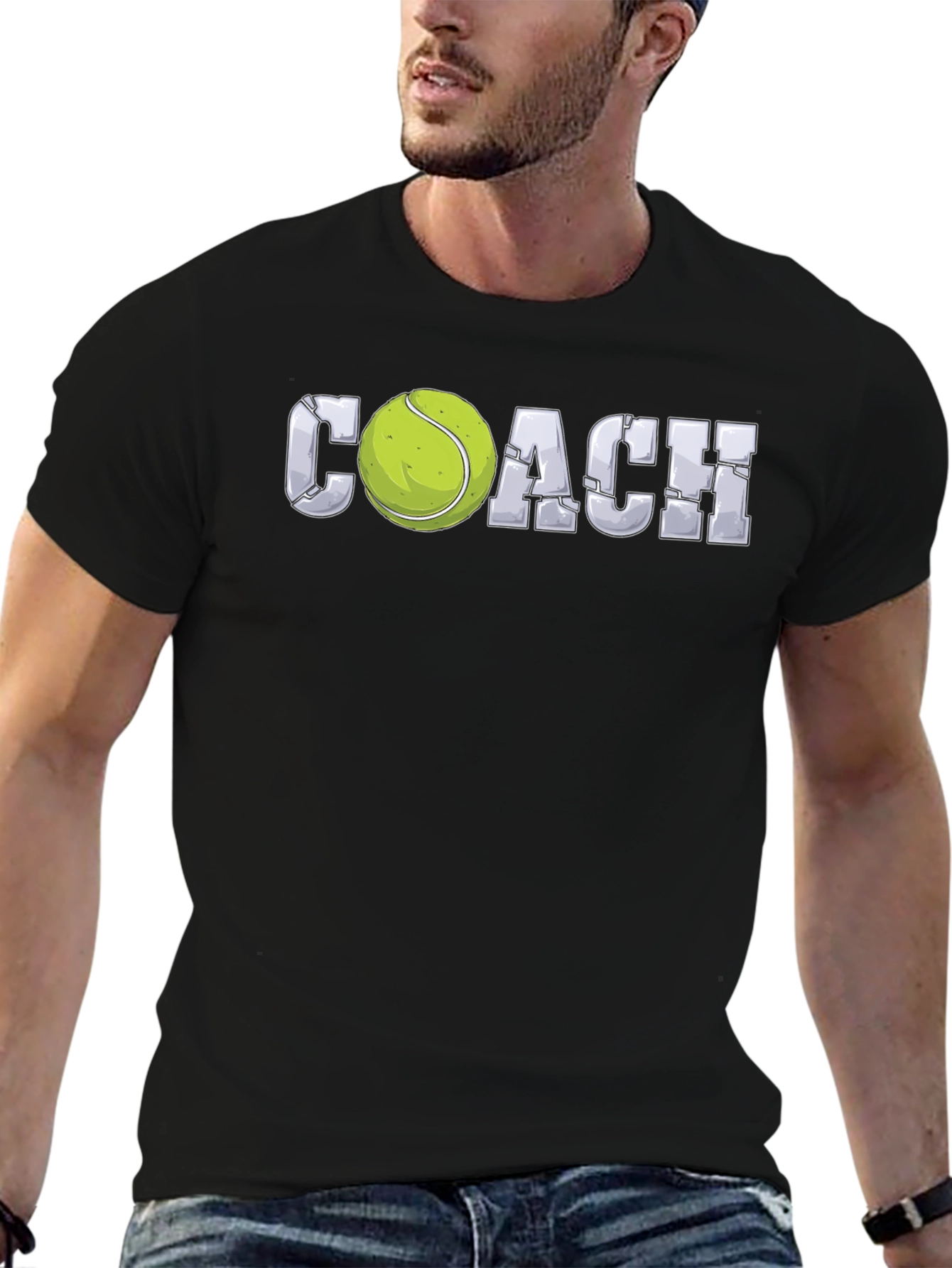 Tennis Coach T-Shirt - Sports Fan Apparel