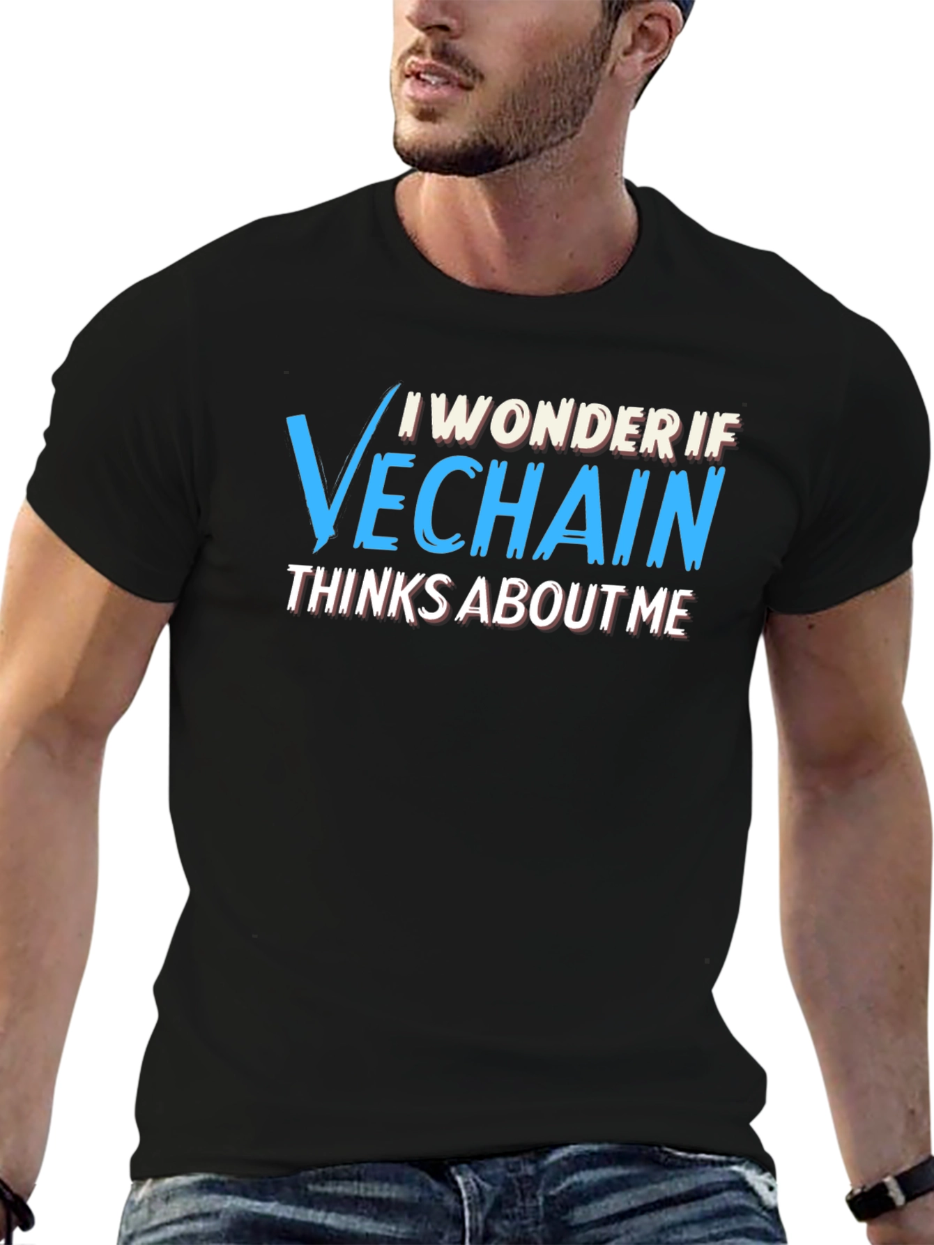 VeChain Crypto T-Shirt - I Wonder If...