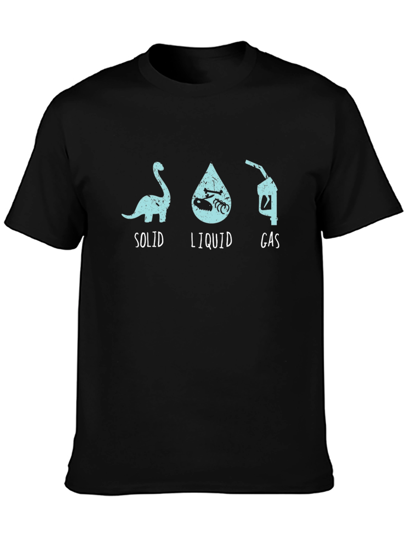 Dino Fuel T-Shirt - Solid Liquid Gas