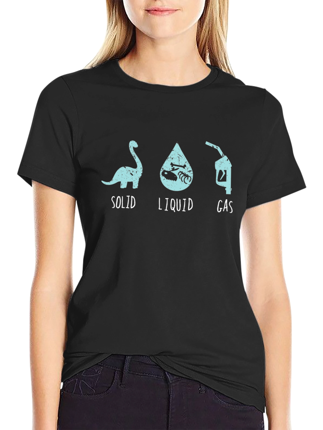 Dino Fuel T-Shirt - Solid Liquid Gas