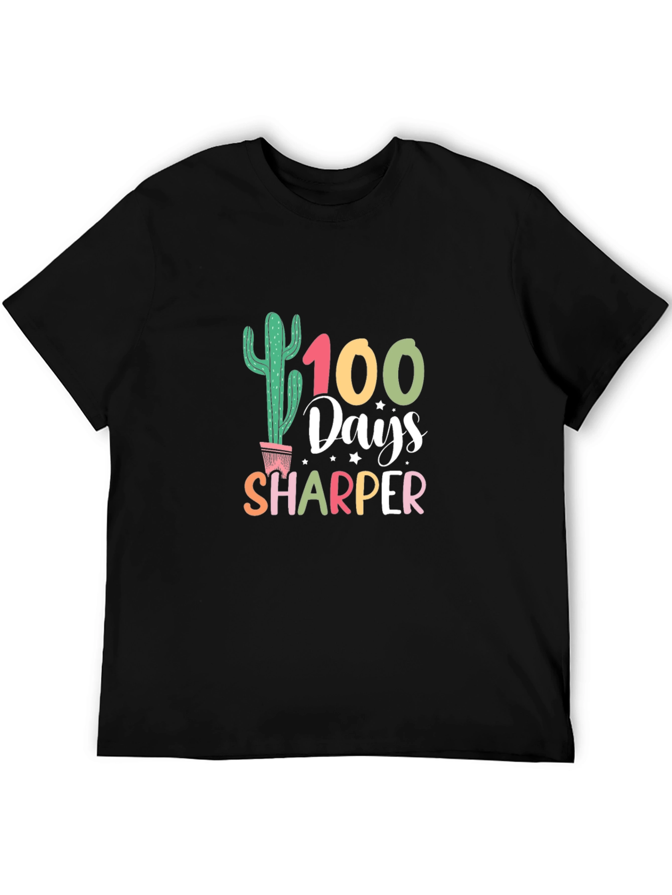 100 Days Sharper Cactus Graphic Tee