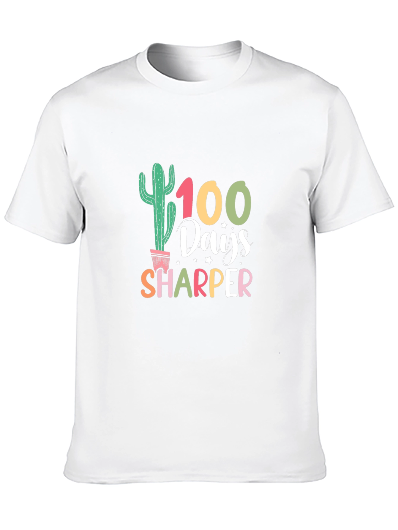 100 Days Sharper Cactus Graphic Tee