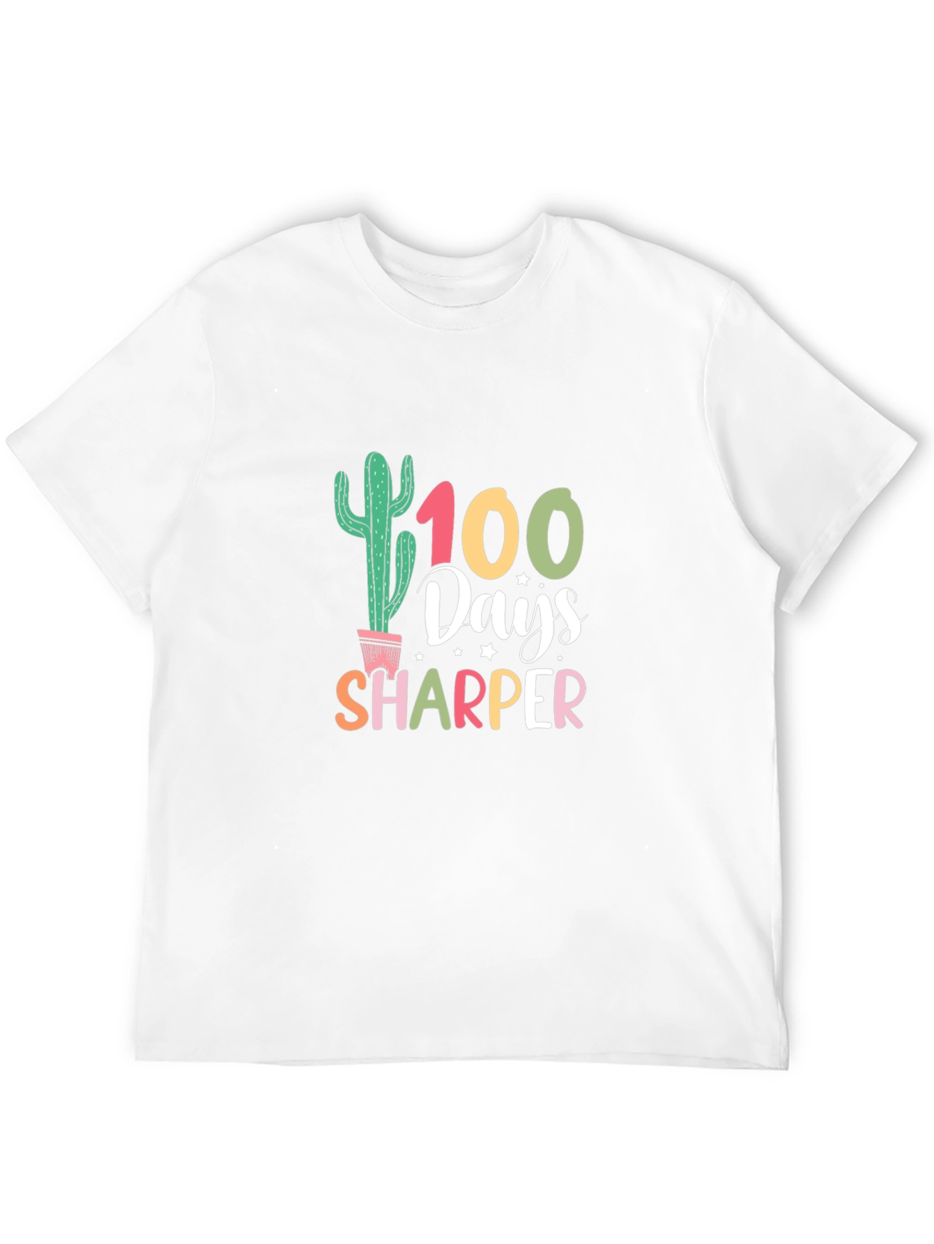 100 Days Sharper Cactus Graphic Tee