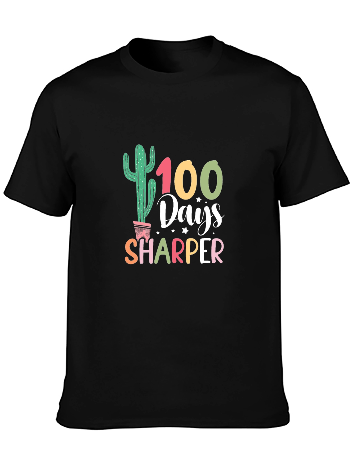 100 Days Sharper Cactus Graphic Tee