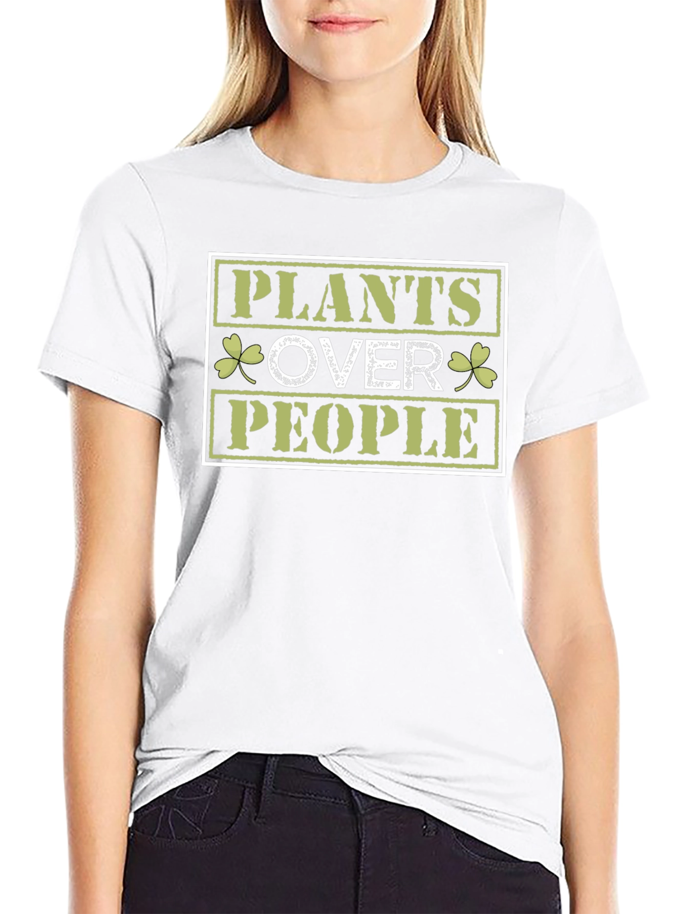 Plants Over People Graphic T-Shirt - Nature Lover Tee