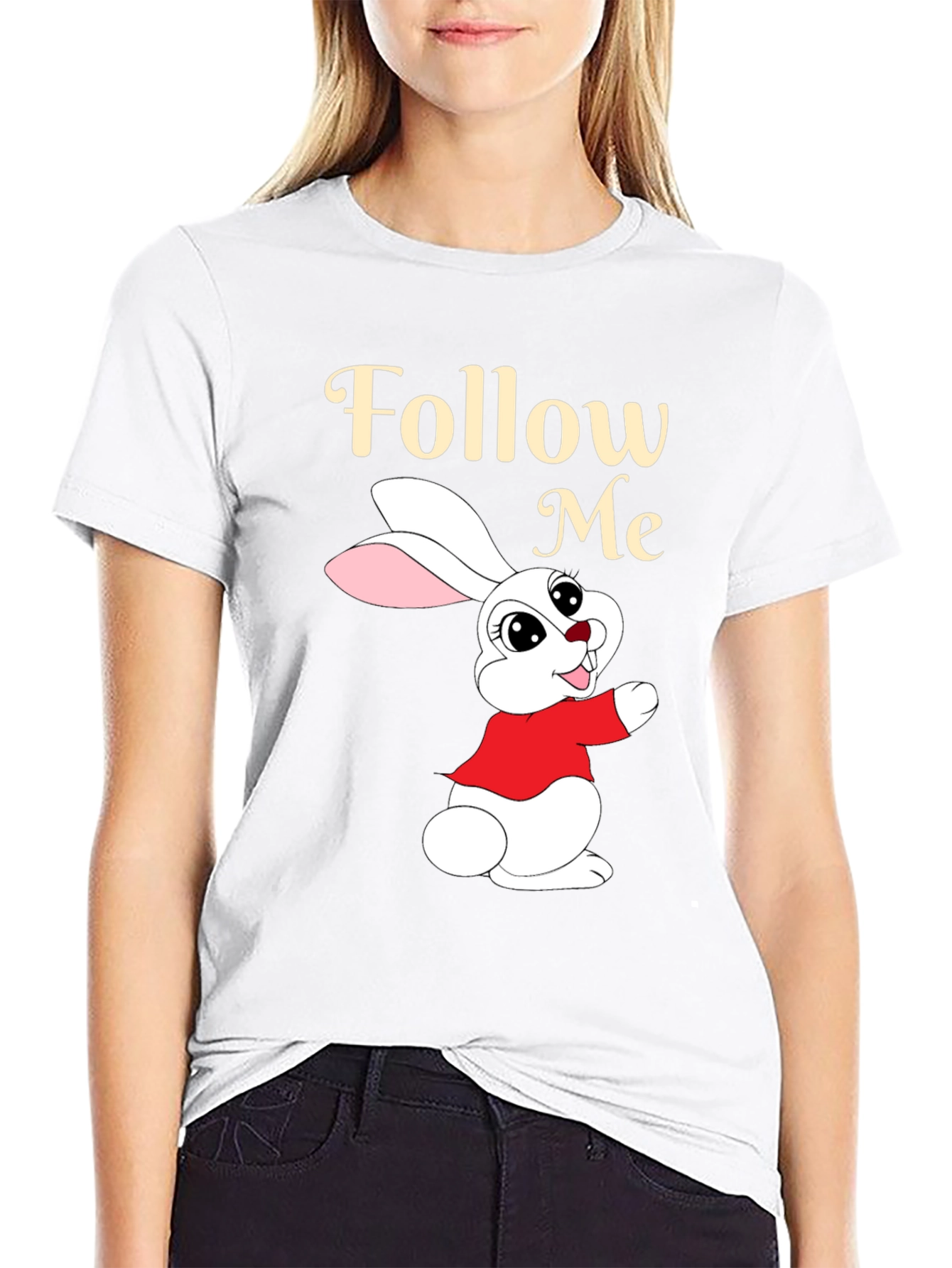 Follow Me Easter Bunny T-Shirt