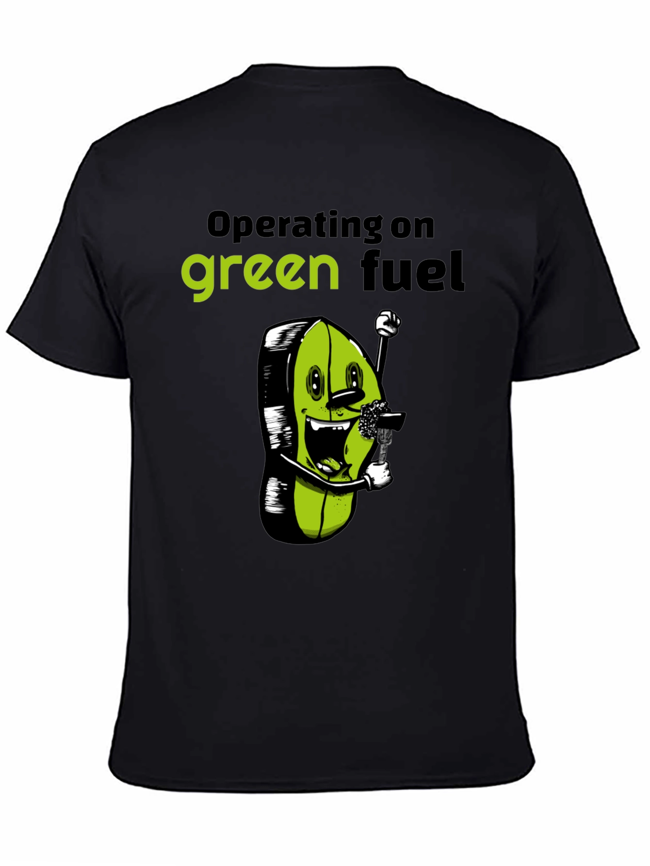 Green Fuel T-Shirt - Funny Vegan Tee