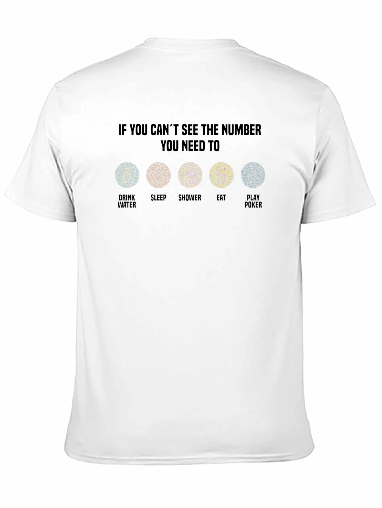 If You Cant See the Number T-Shirt