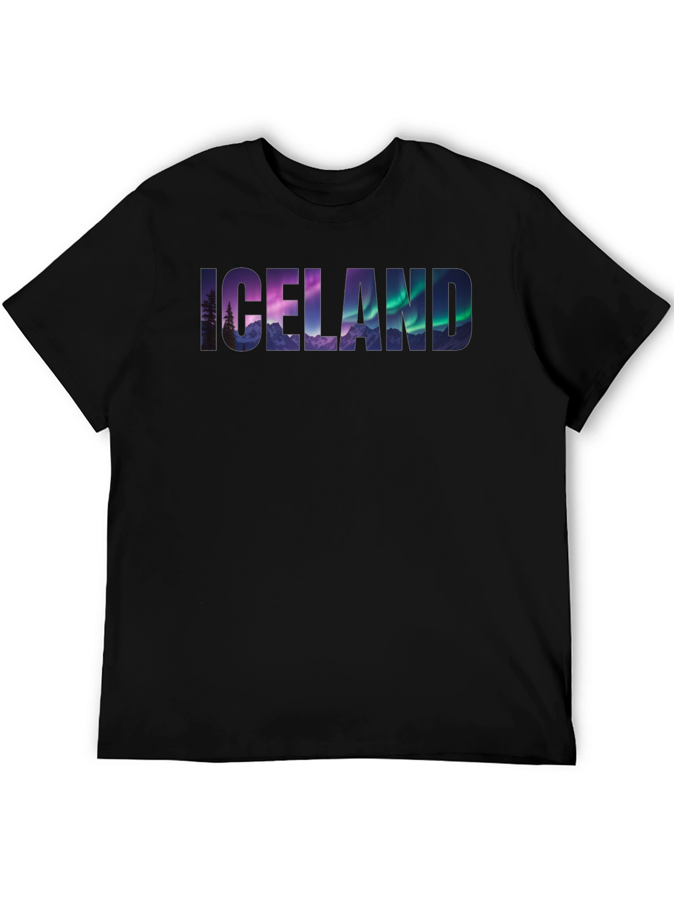Iceland Landscape Graphic T-Shirt