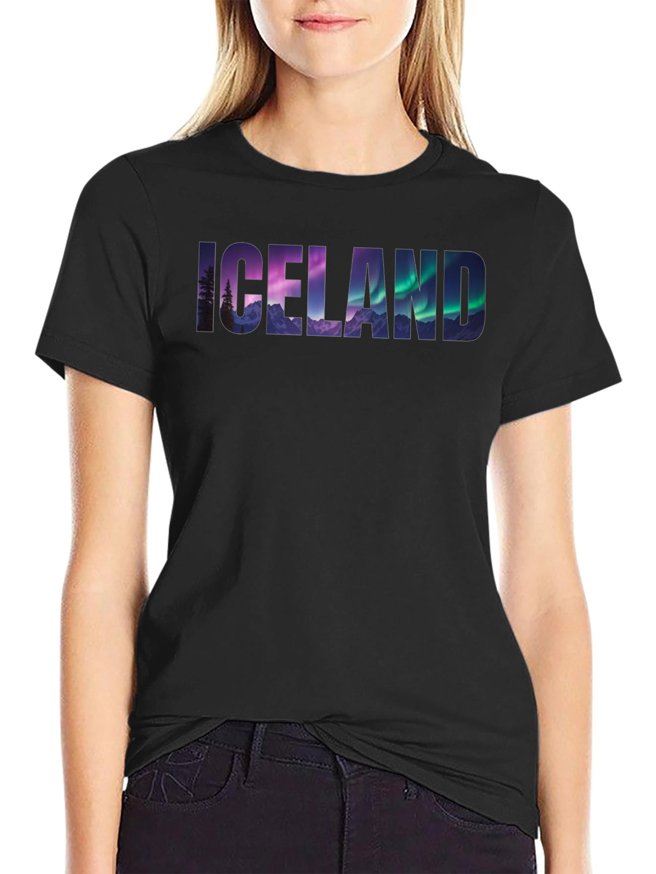Iceland Landscape Graphic T-Shirt