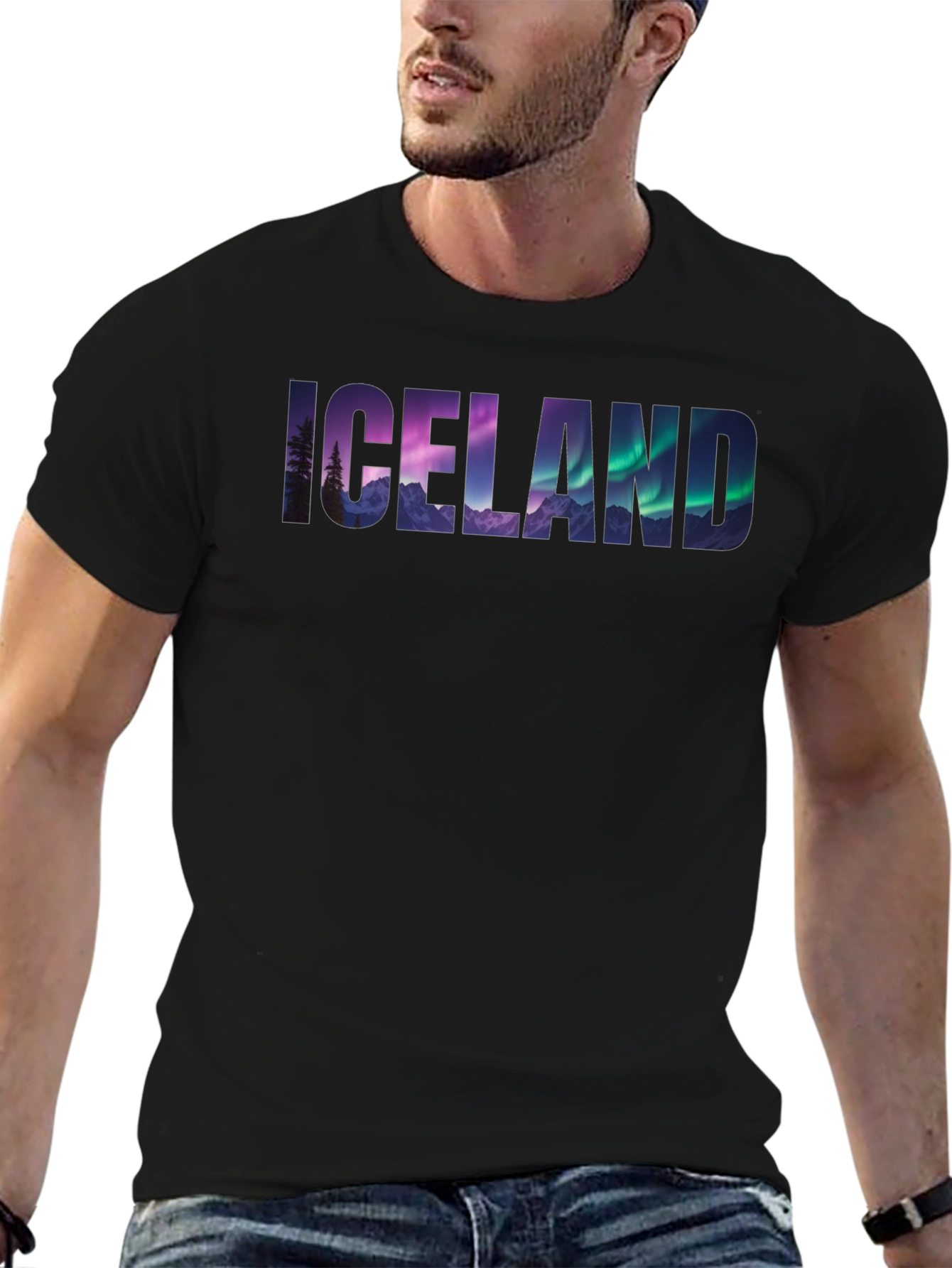 Iceland Landscape Graphic T-Shirt